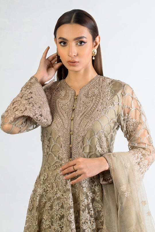 net Peplum in Gold