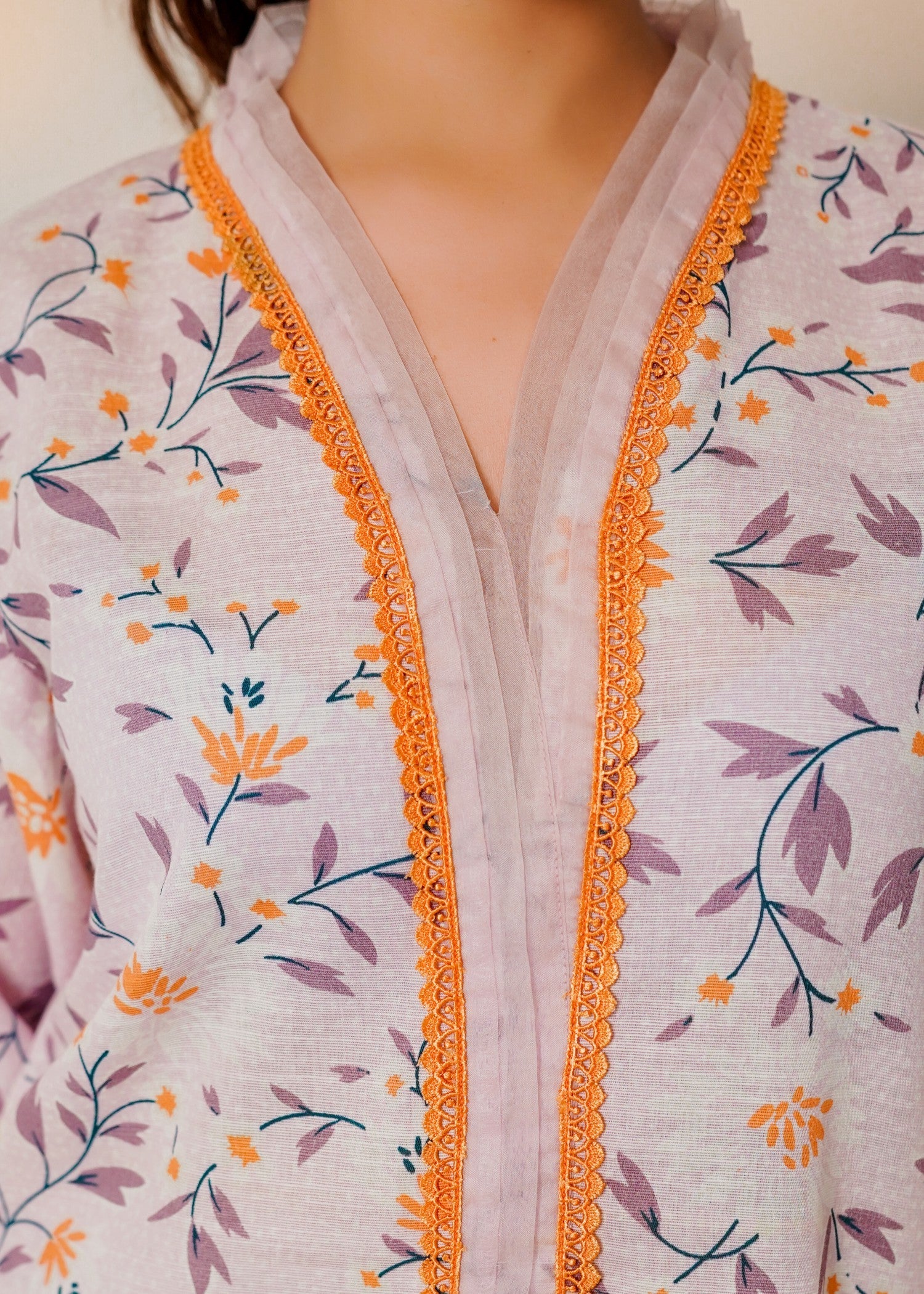khaddar Kurta Set in Frost