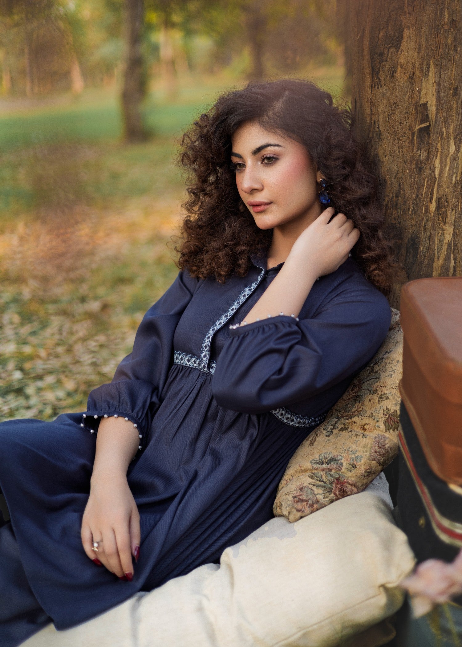 pure marina Co ord Sets in Moonlight blue