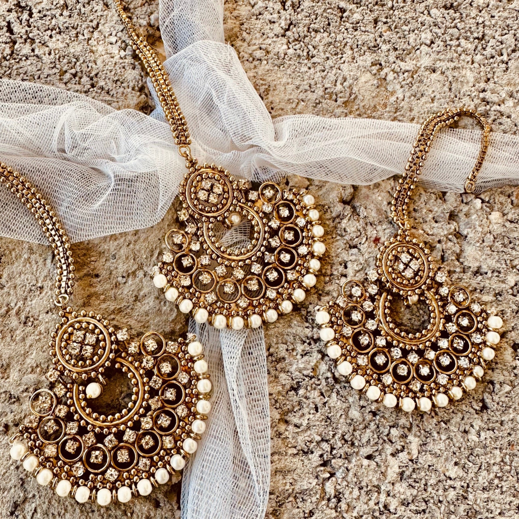 Jewelry Set in Copper Color by - Trendy Women Jewelry Set GAM0137