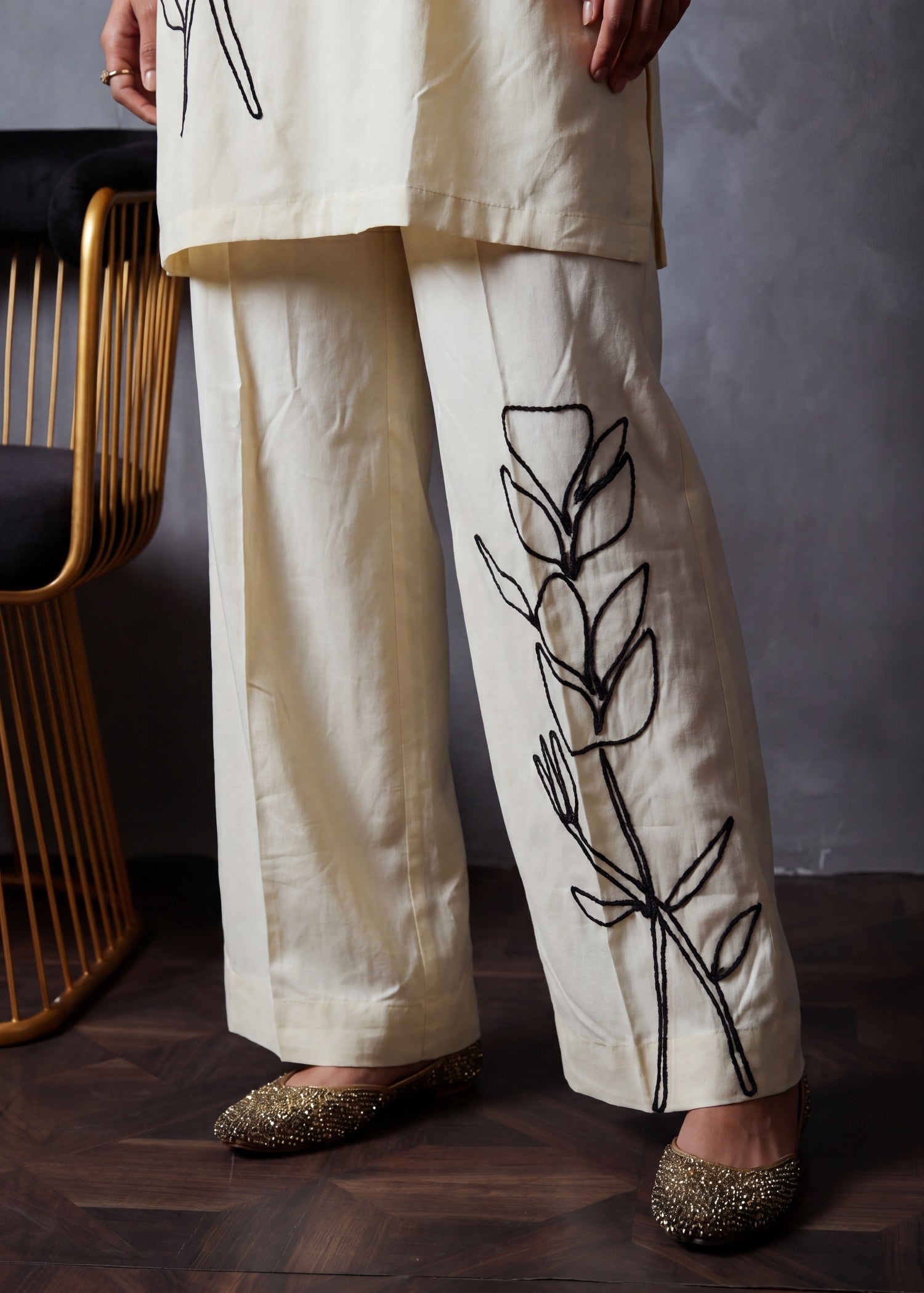 dhanak Co Ord Sets in Beige