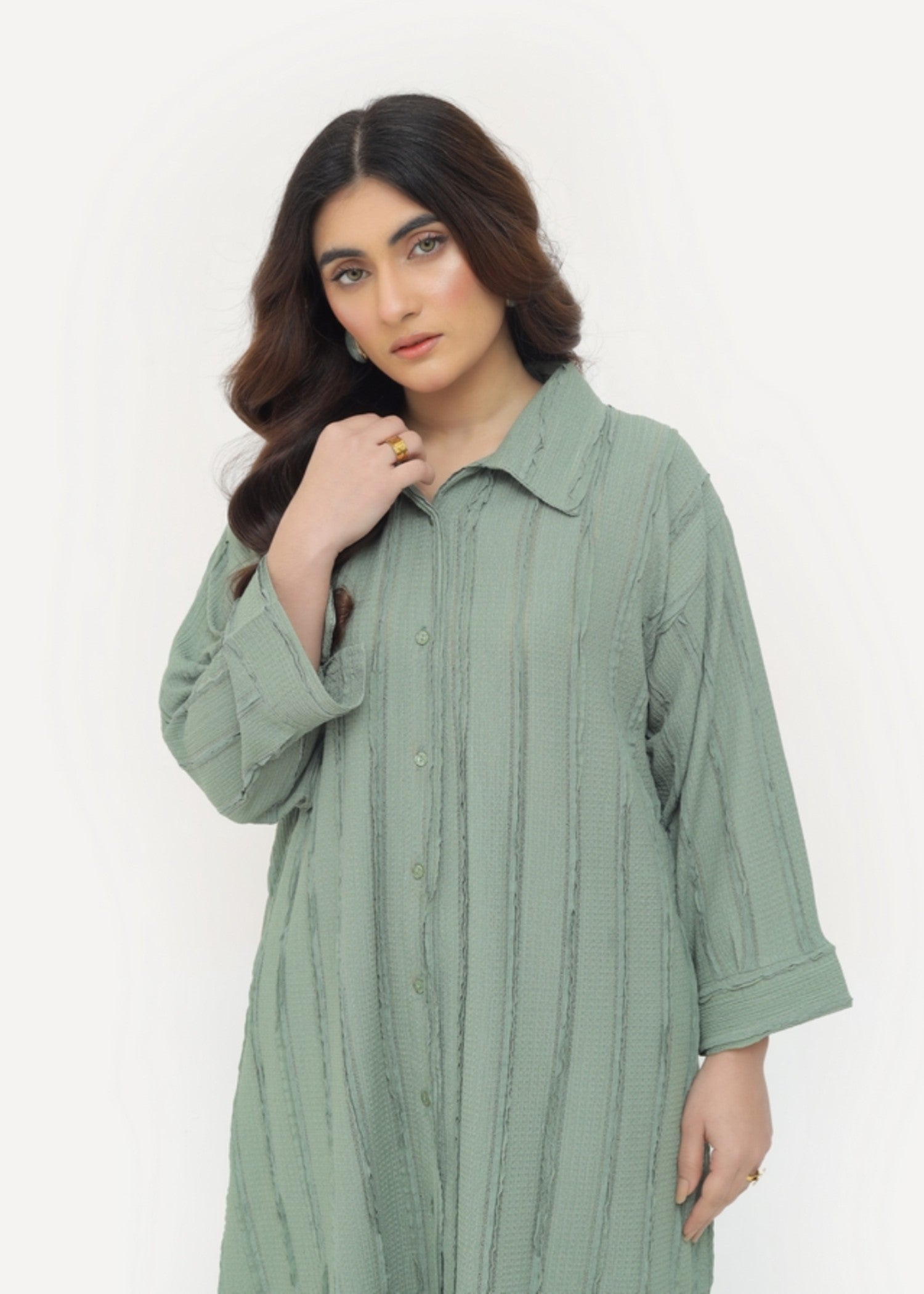 polycotton Co ord Sets in Forest green
