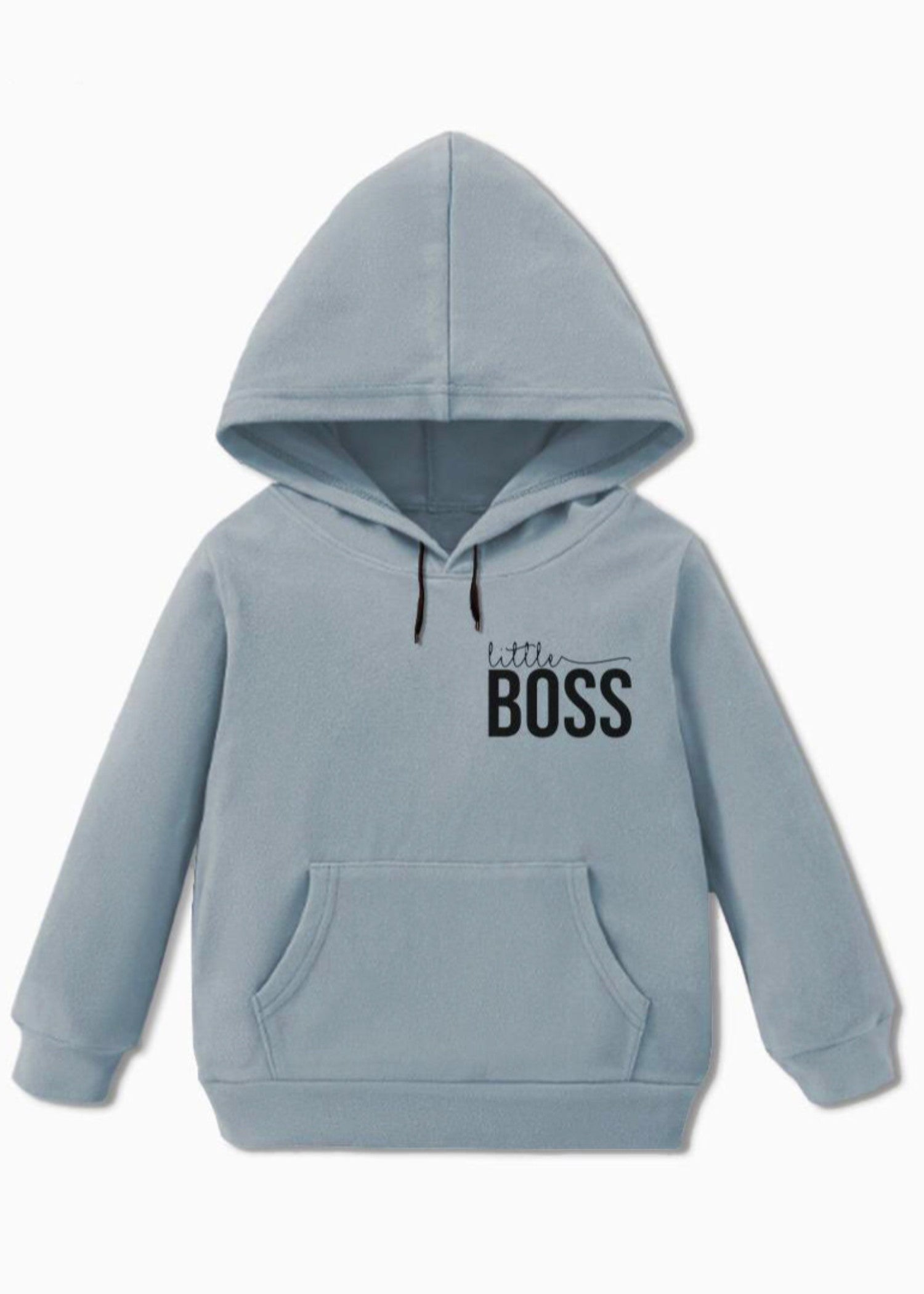 fleece Hoodie in Cool grey