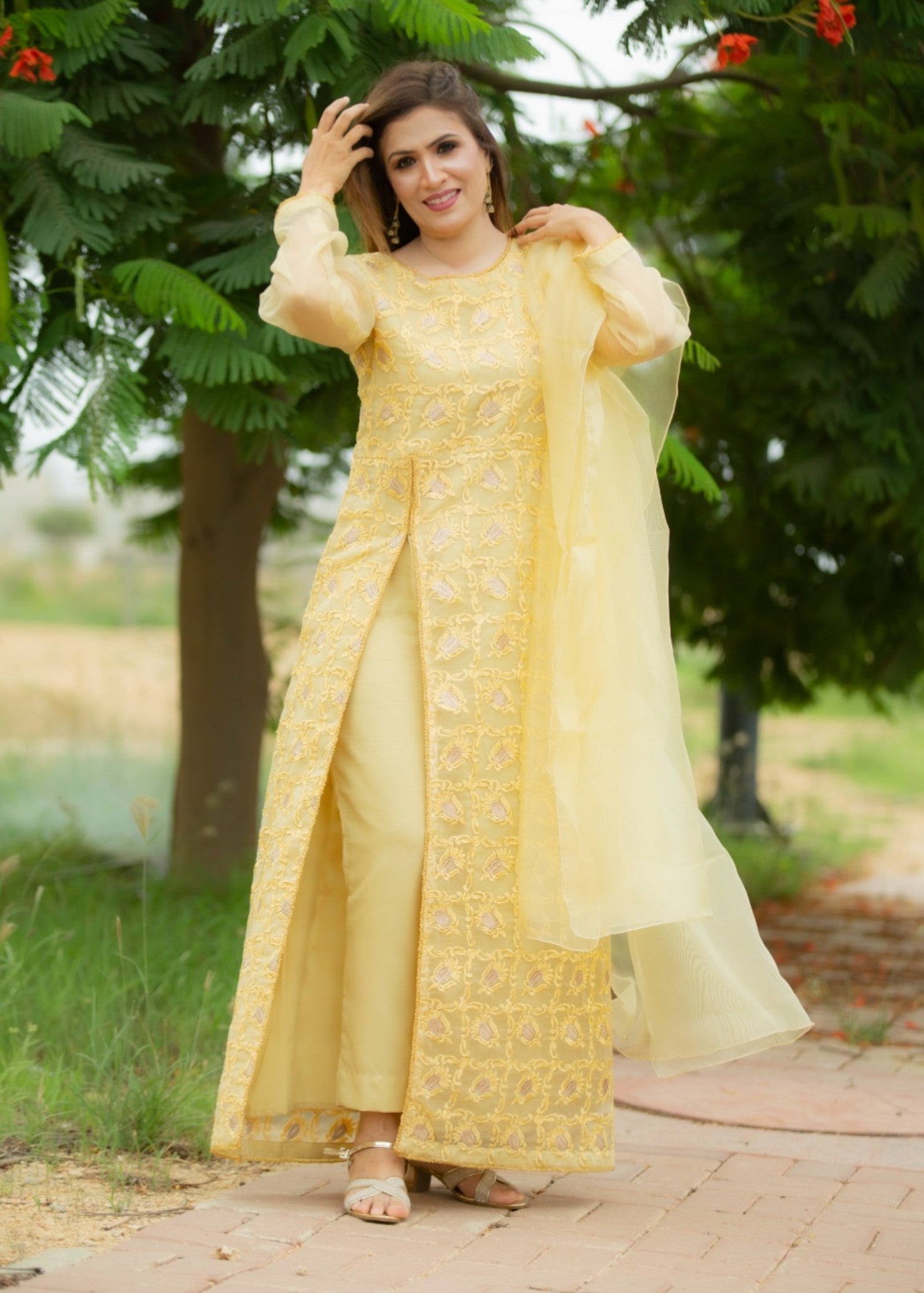 organza Maxi in Butter