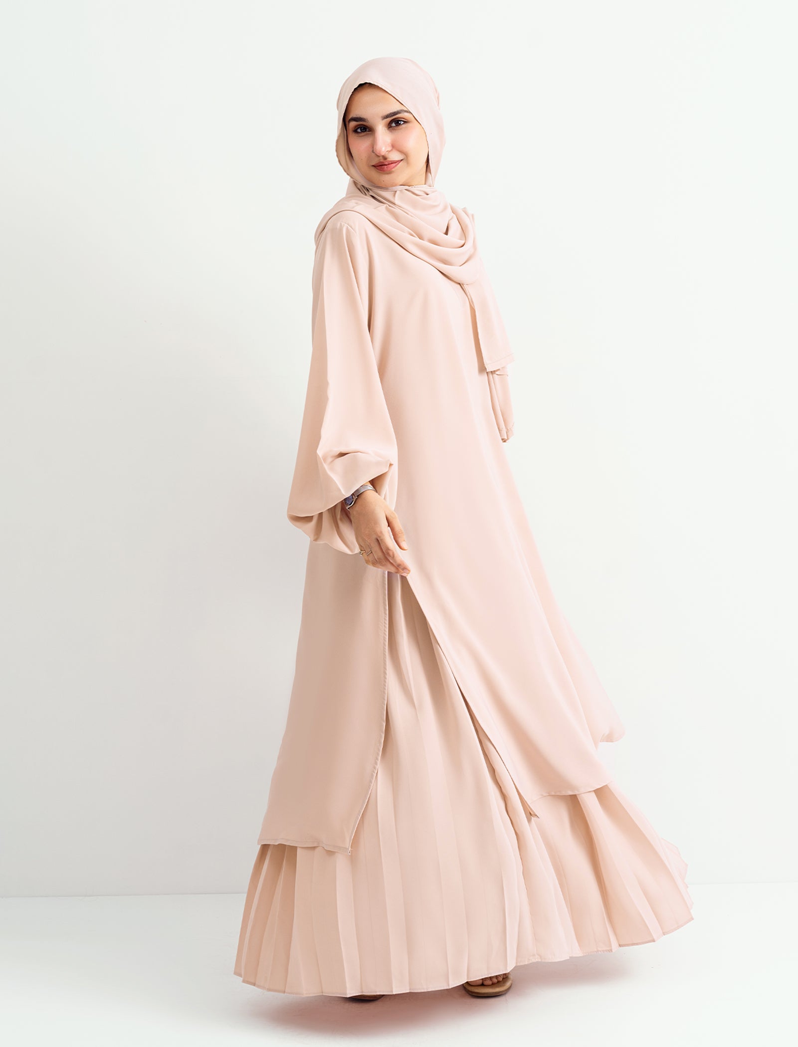 interlock knit Co ord Sets in Blush pink