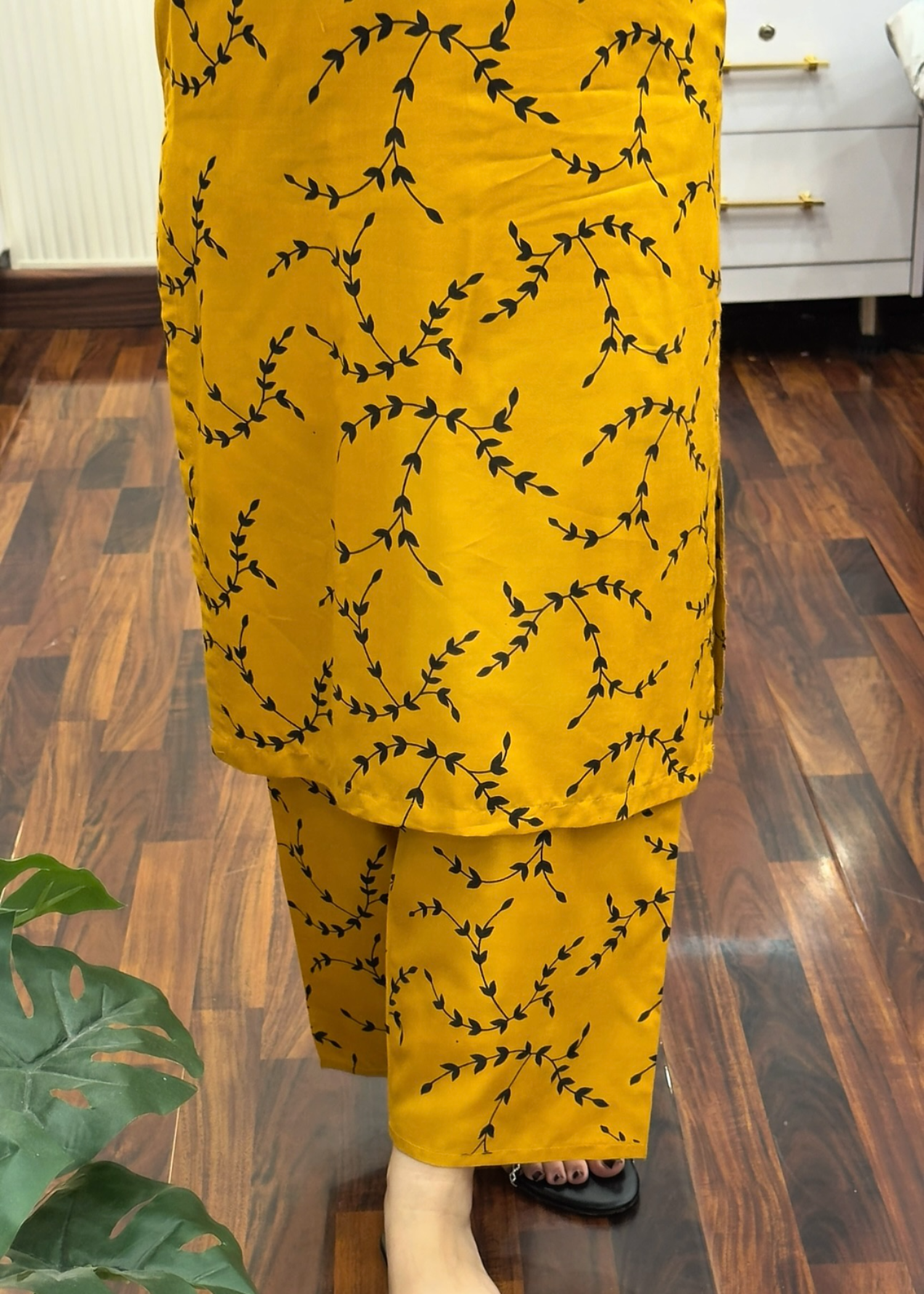 linen Co Ord Sets in Mustard