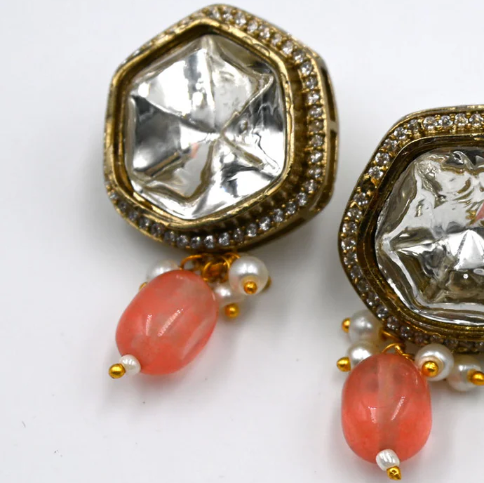 Earrings in Multi Color by - Trendy Women Earrings NRR5774