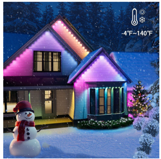 Intelligent LED Eaves Outdoor Waterproof RBG Colorful Decorative Light