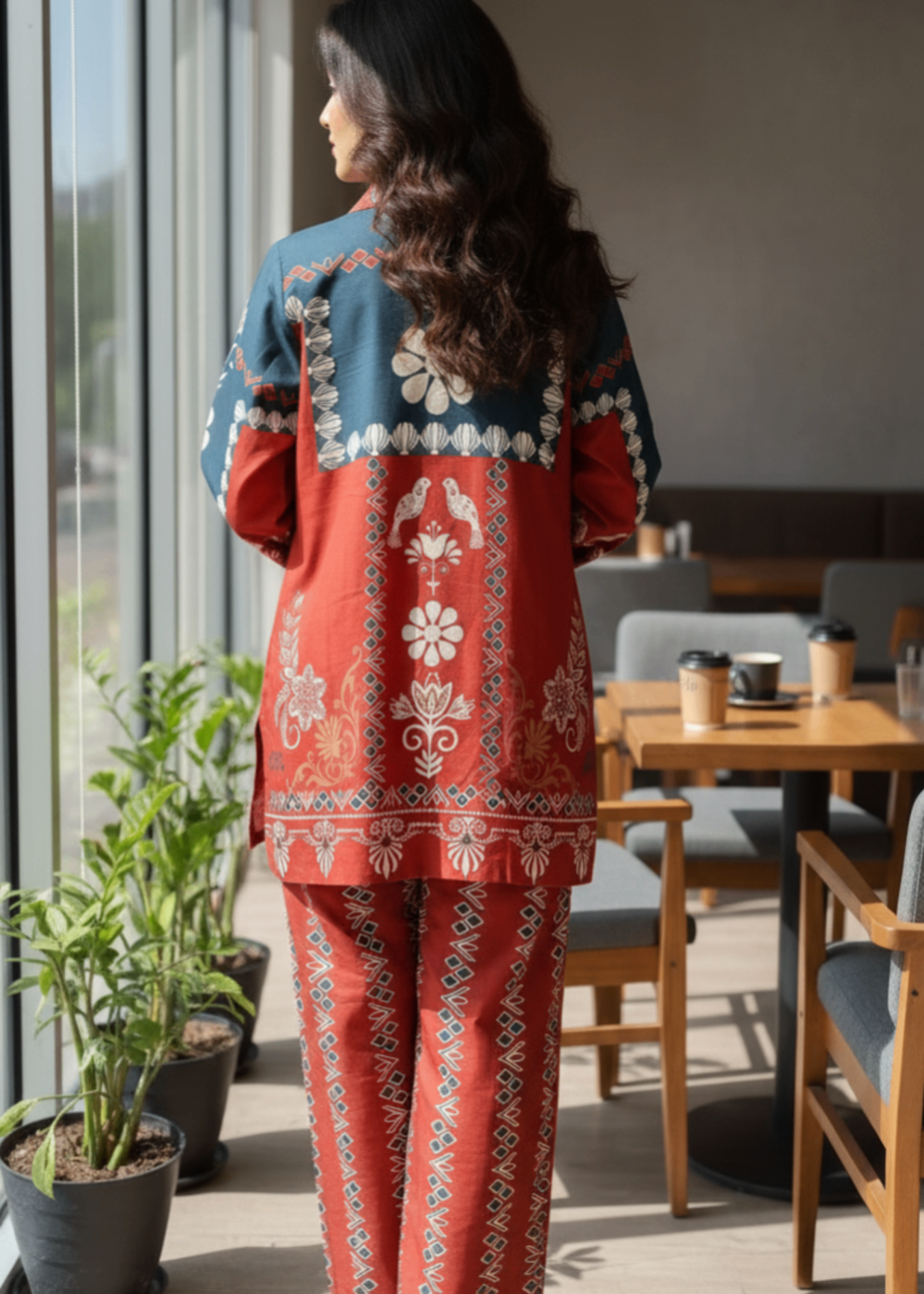 cambric Co Ord Sets in Rosewood