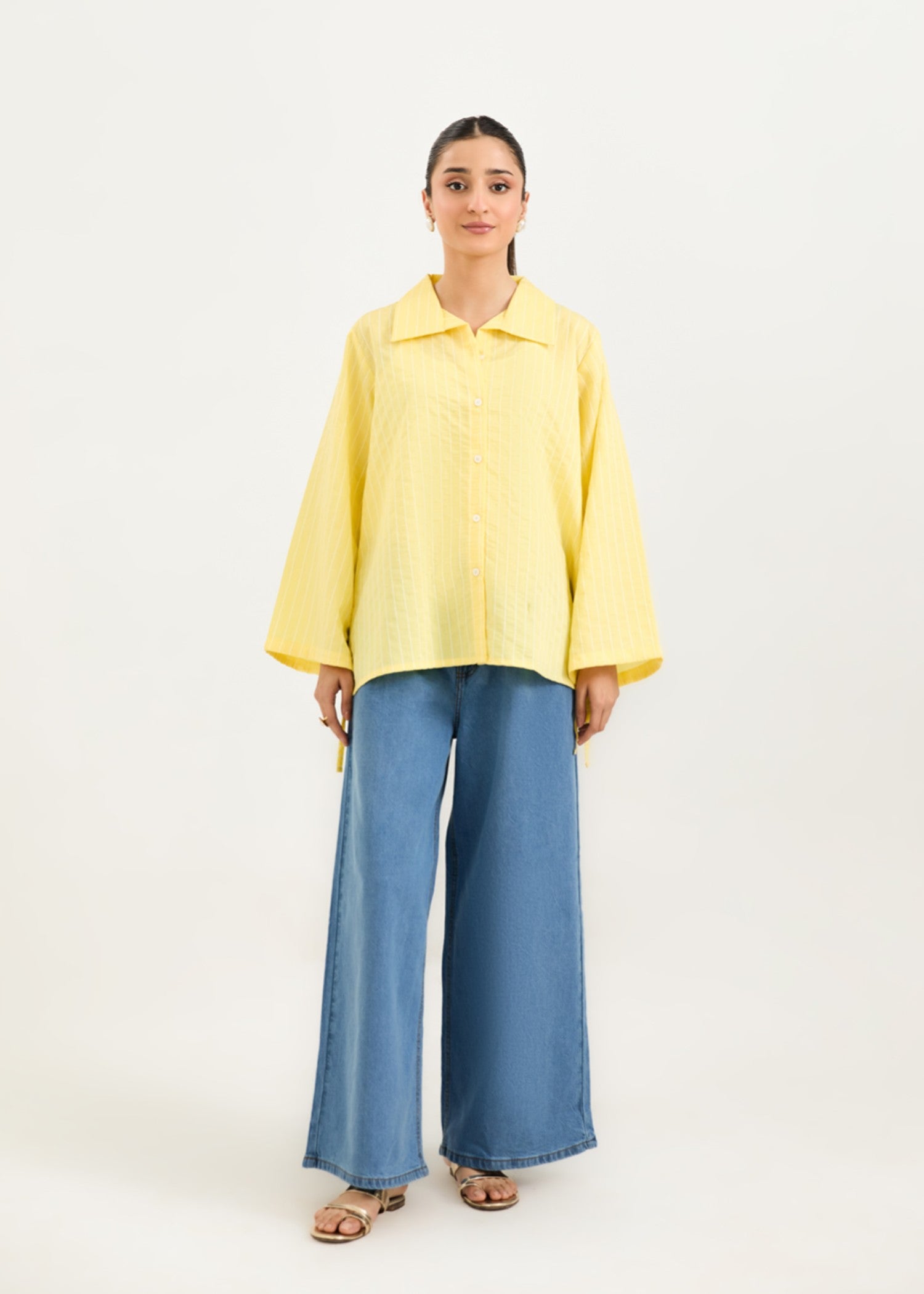 polycotton Top in Yellow