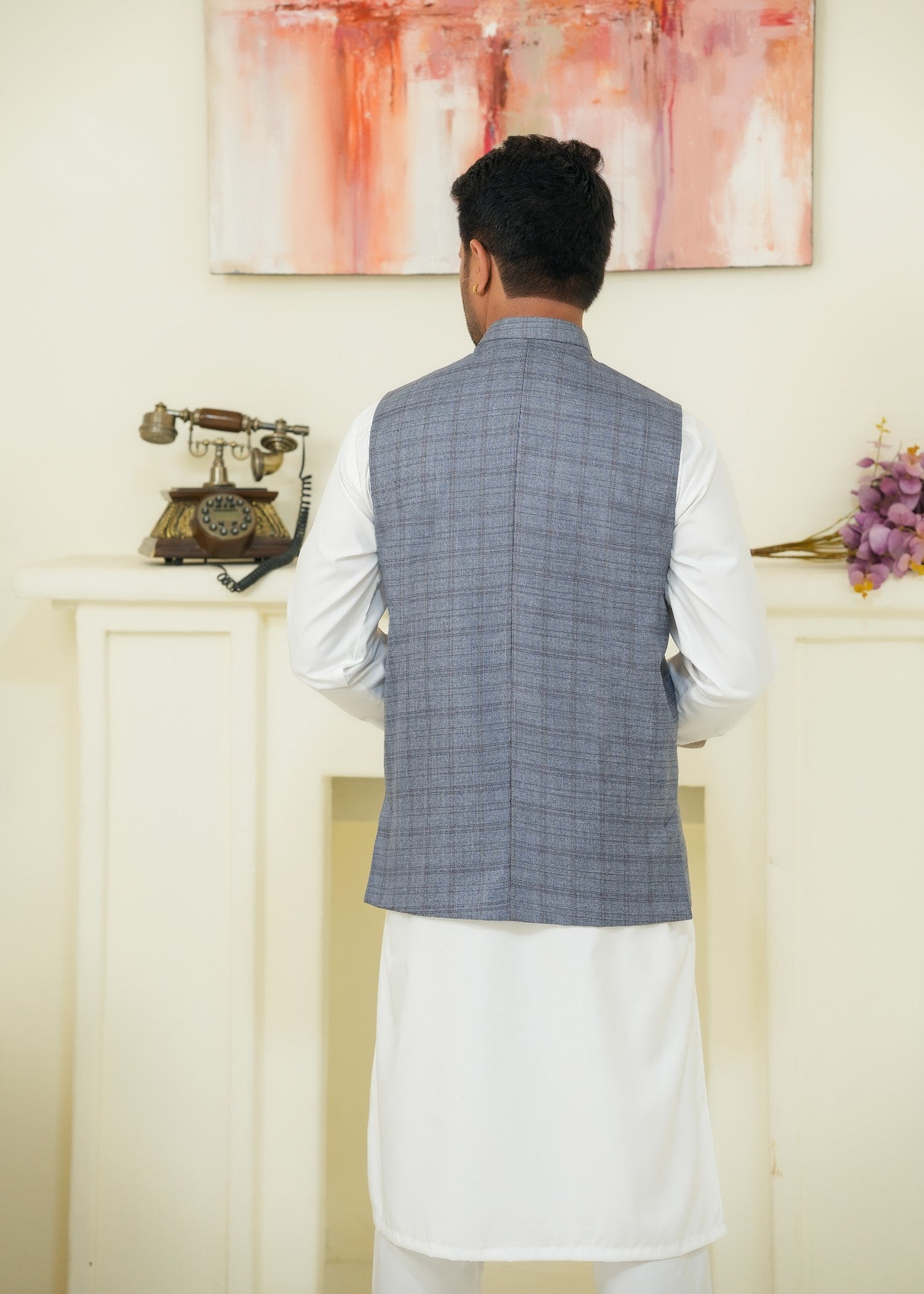 suiting Waistcoat in Light grey