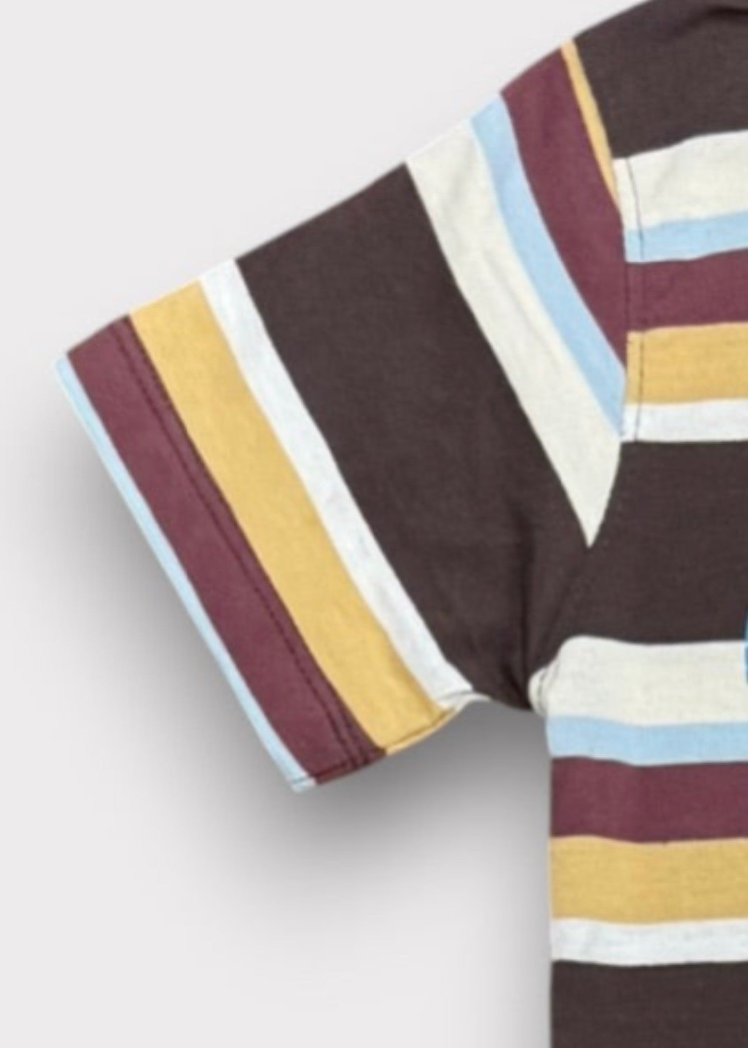 single jersey knit T Shirt in Multi