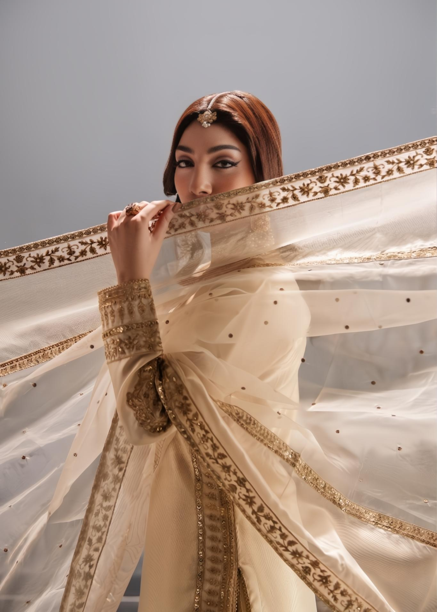 tissue Sharara in Champagne