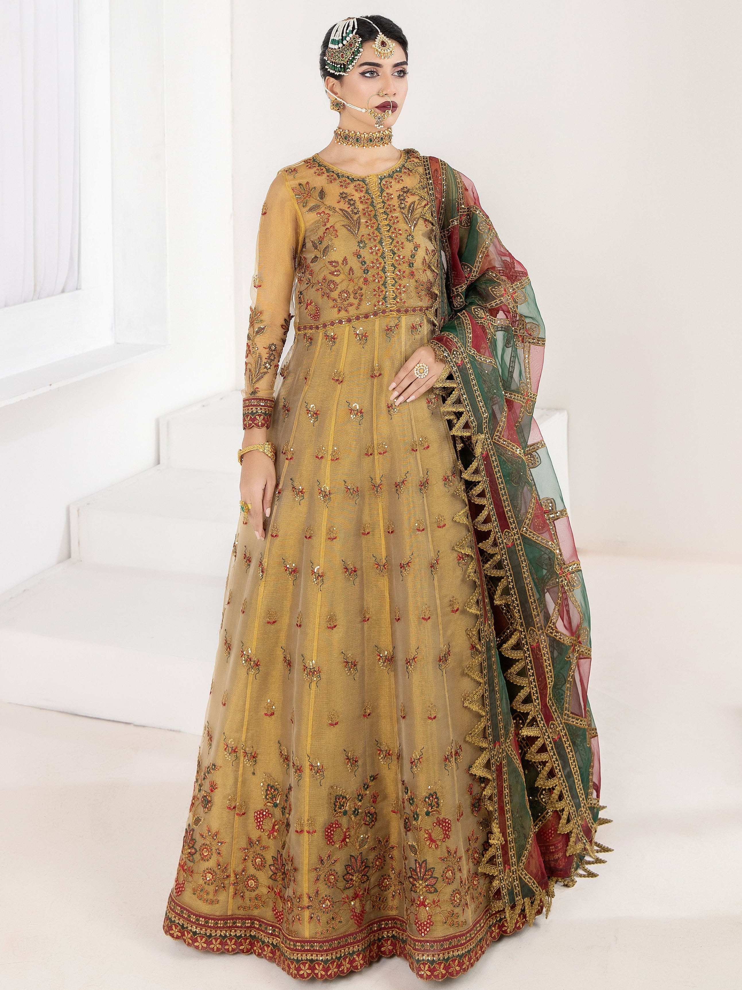 zari net Maxi in Blonde