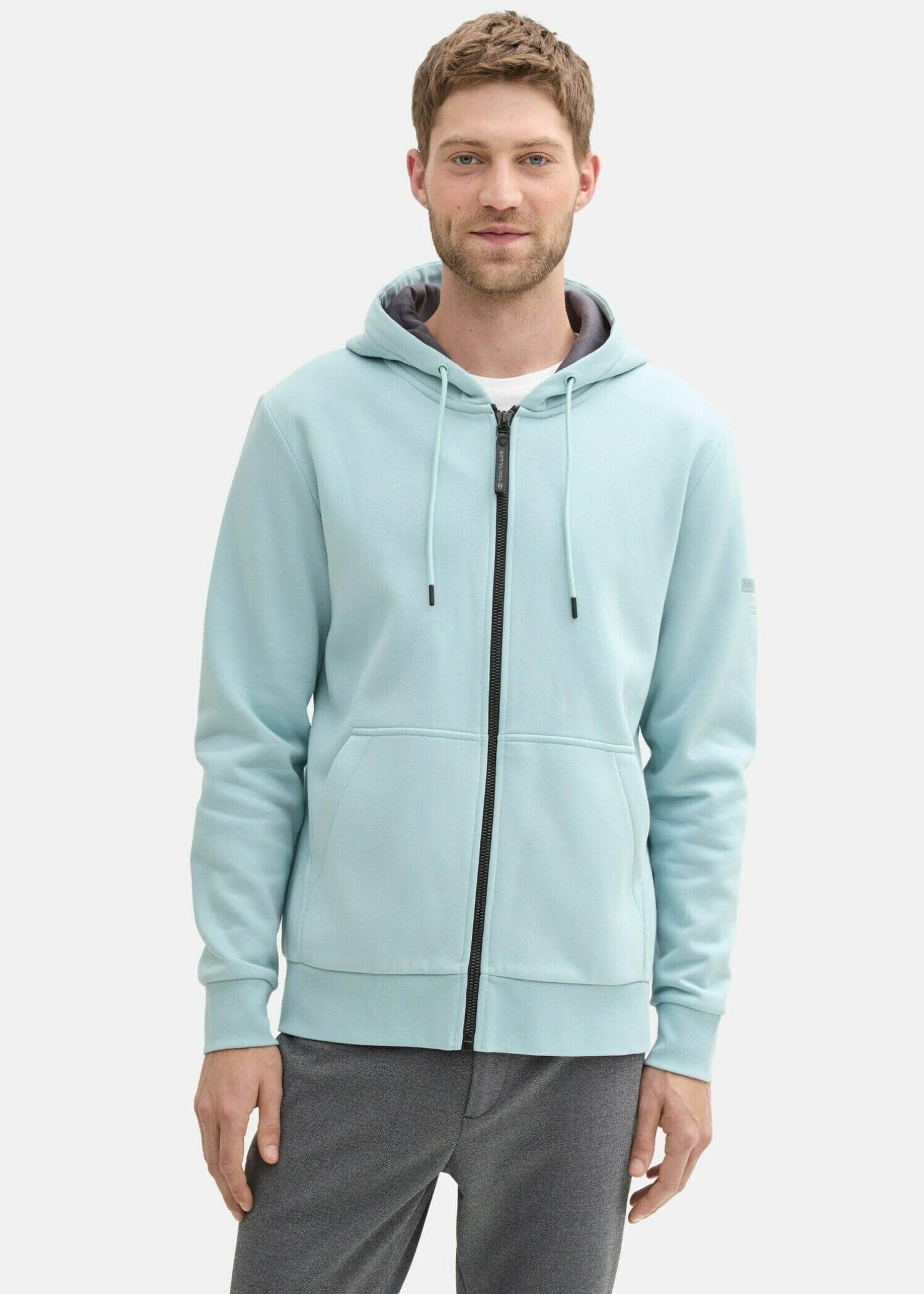fleece Hoodie in Ice blue