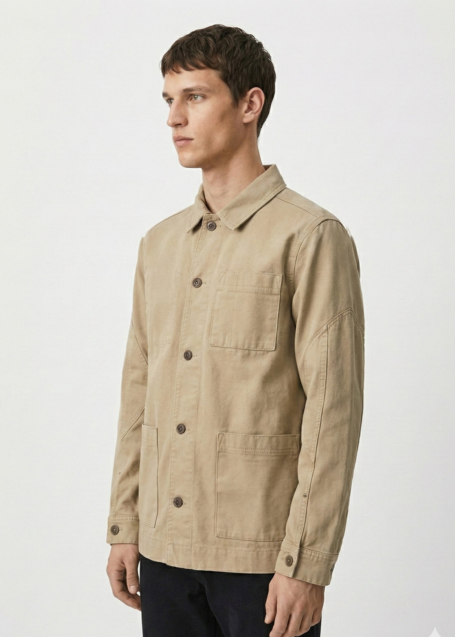 denim Jacket in Beige