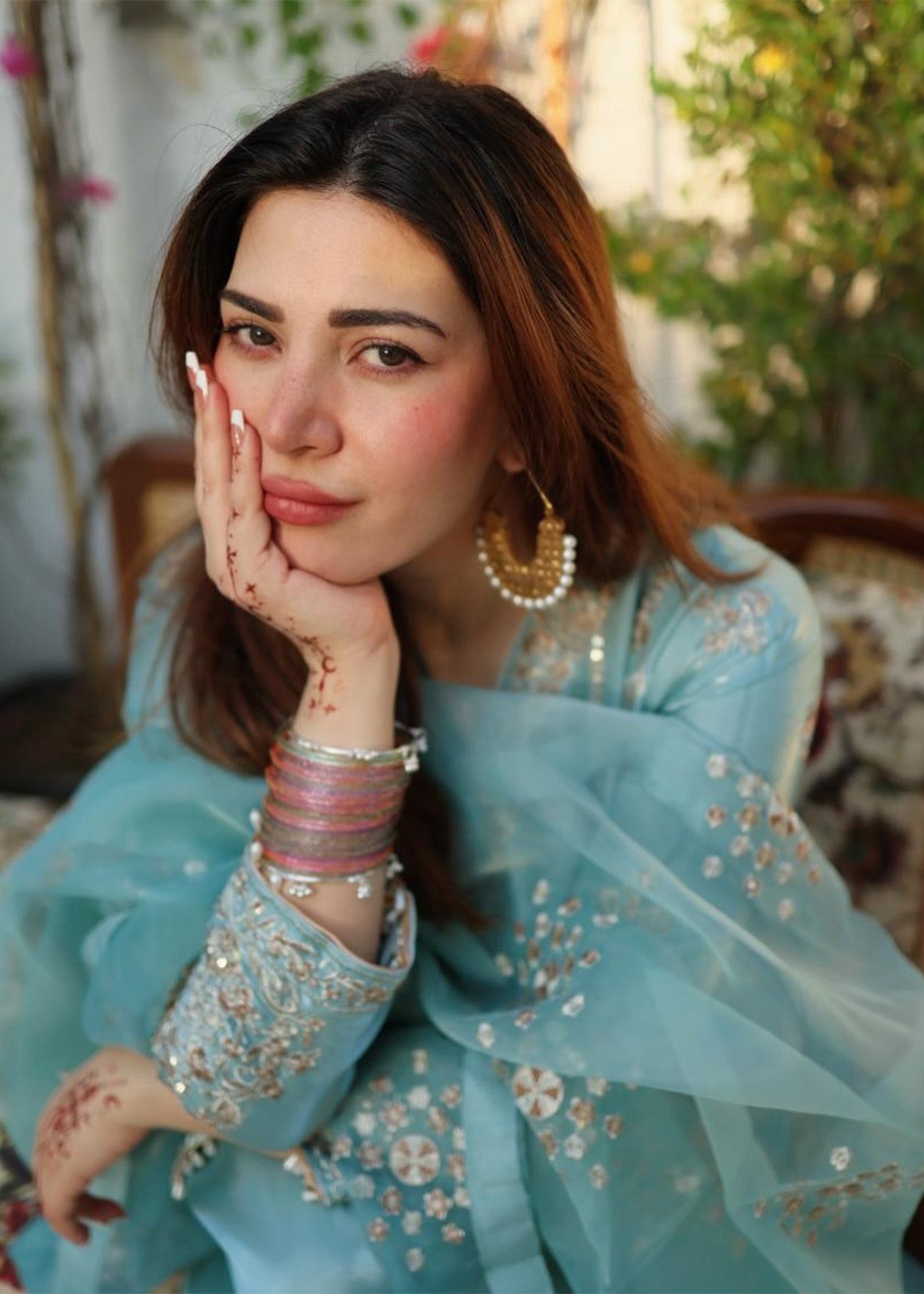 charmuse/shamooz Kurta Set in Pastel green