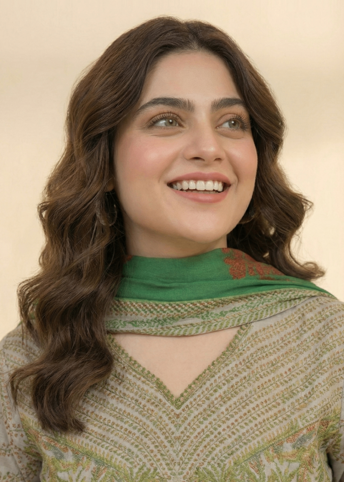 suiting Kurta Set in Grey