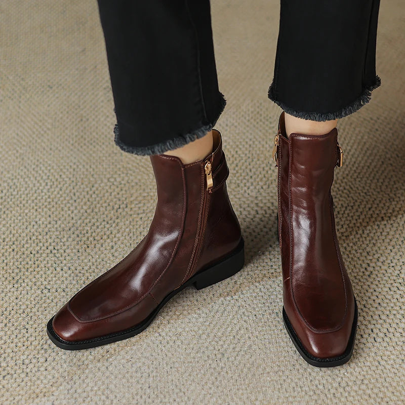 EMMA LEATHER BOOTS