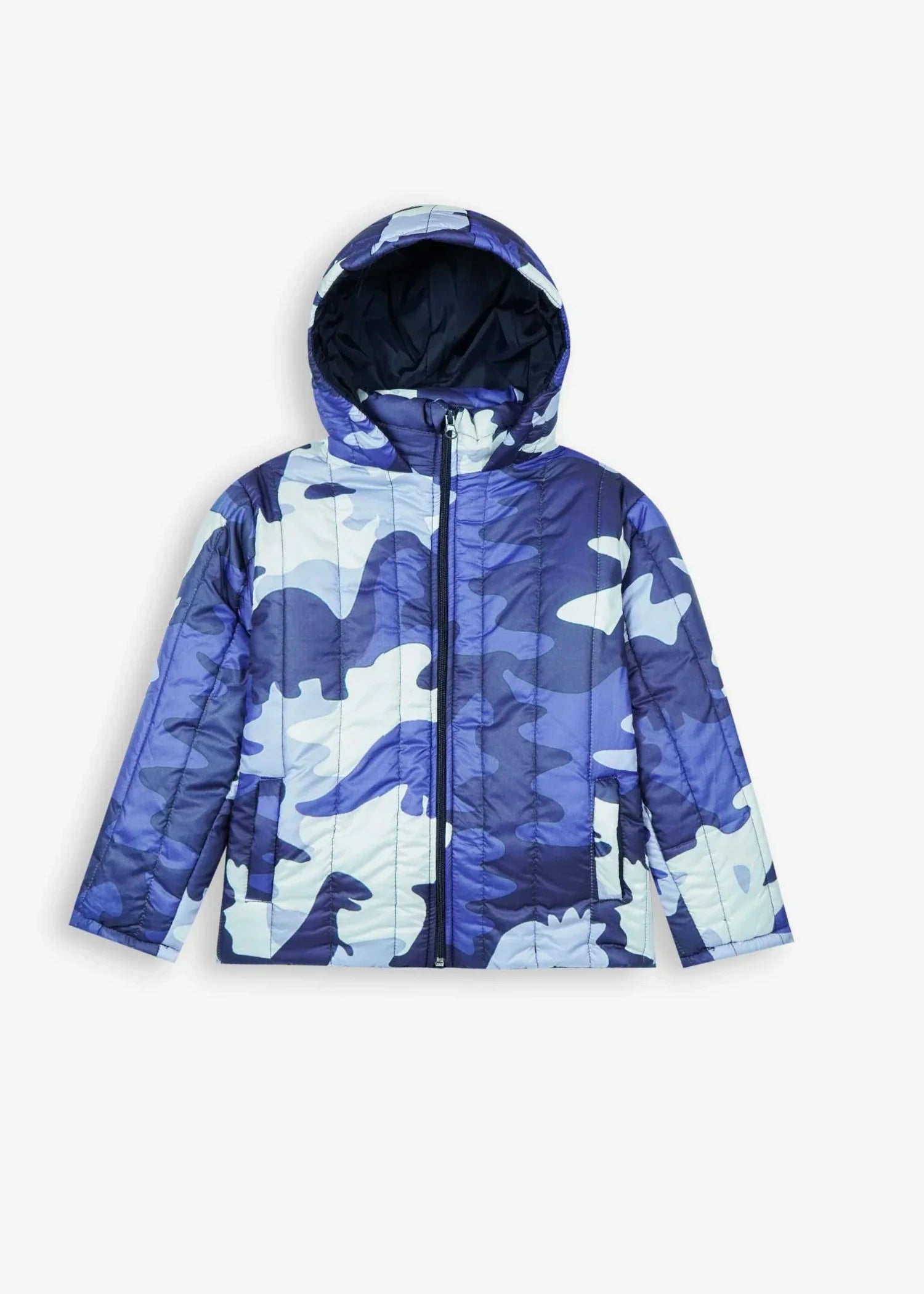 polyester Jacket in Cornflower blue