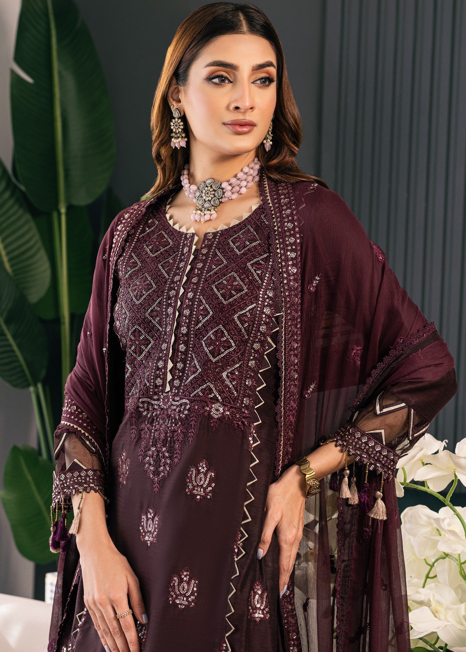 cotton Unstitched in Plum