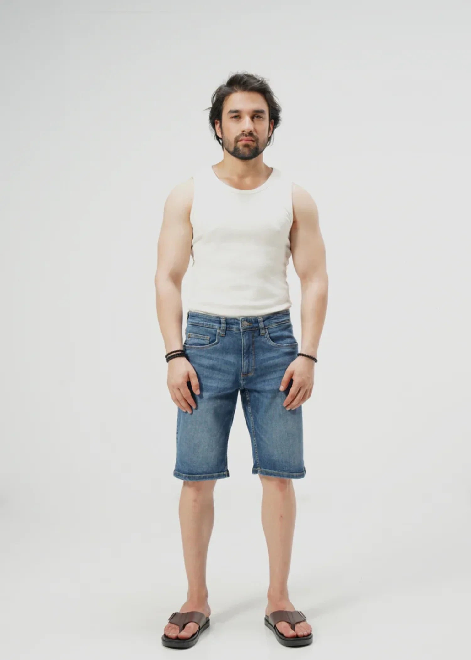 cotton Shorts in Royal blue