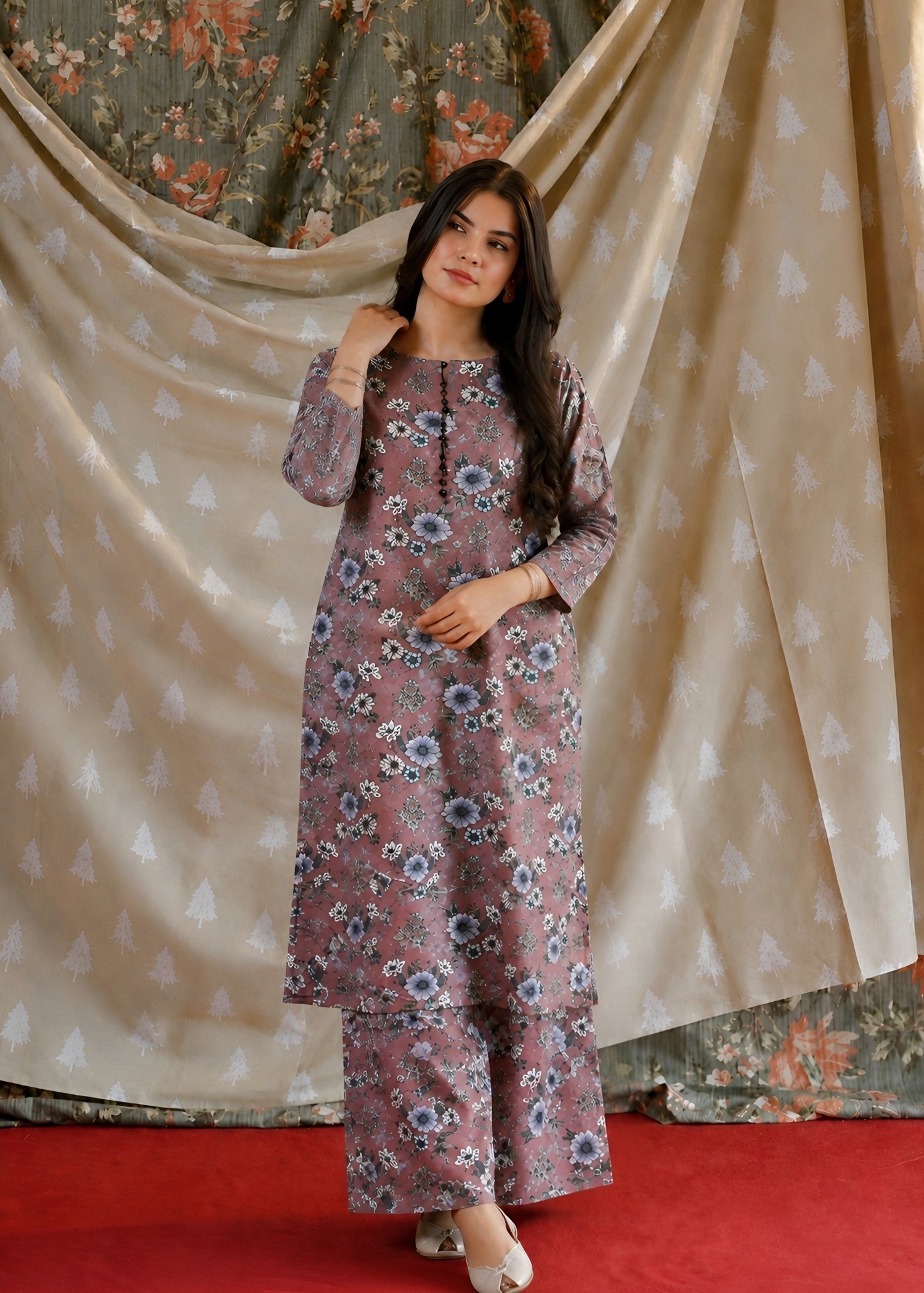 linen Co Ord Sets in Espresso brown