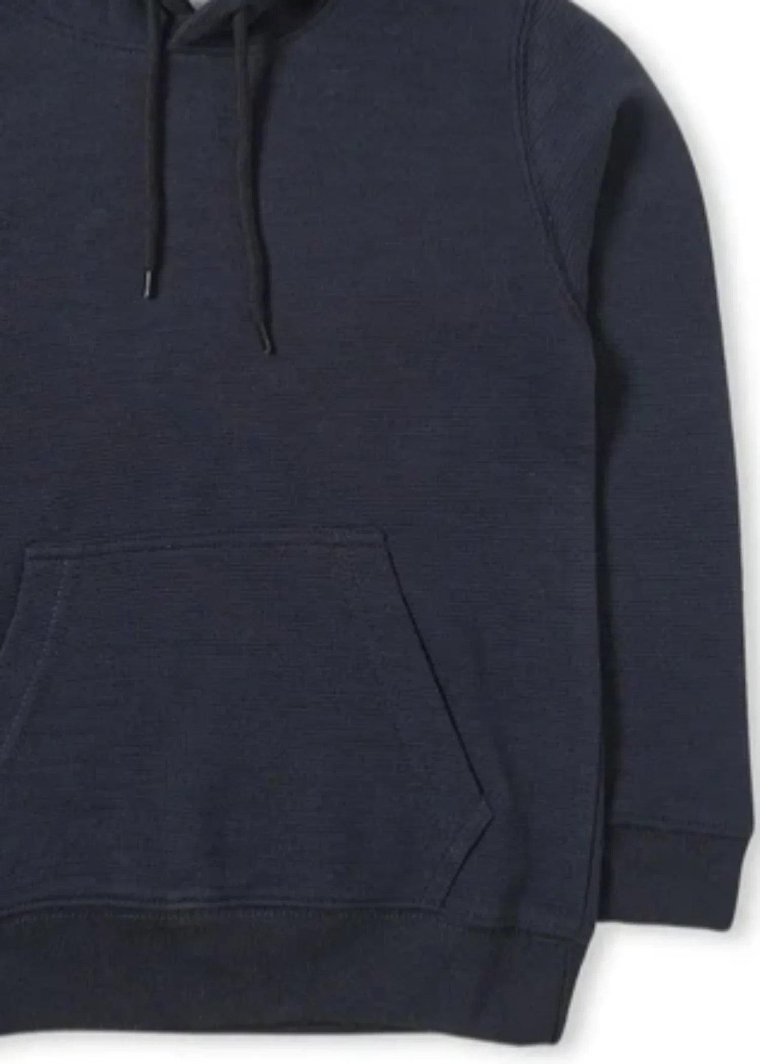 cotton jersey Hoodie in Navy blue