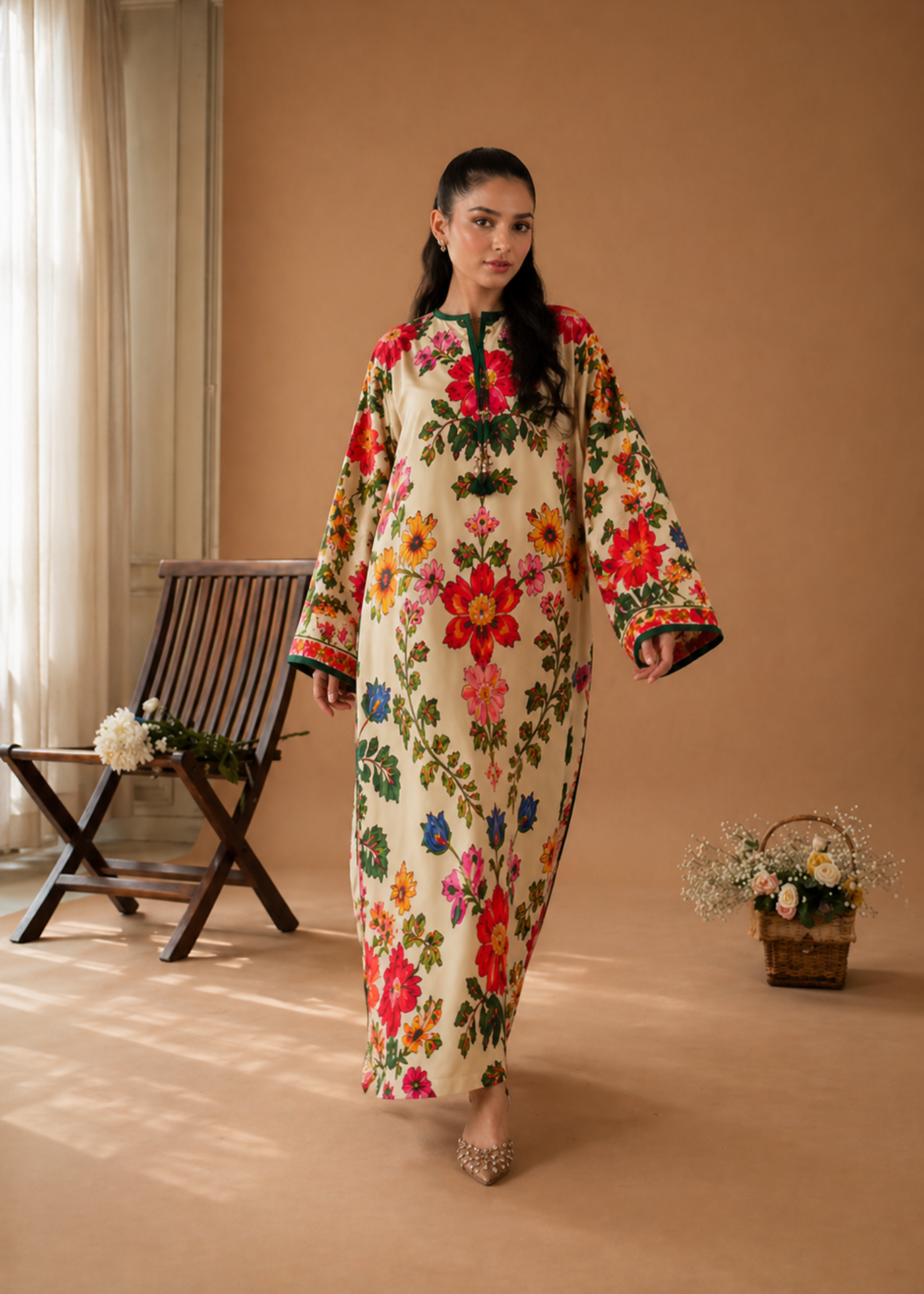 grip Kaftan in Multi