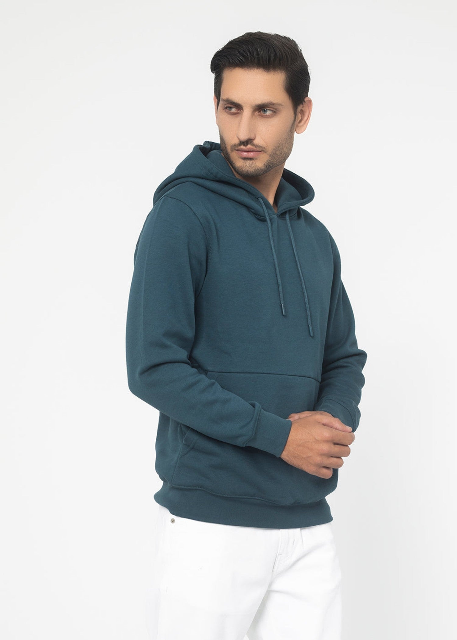 cotton Hoodie in Sea green