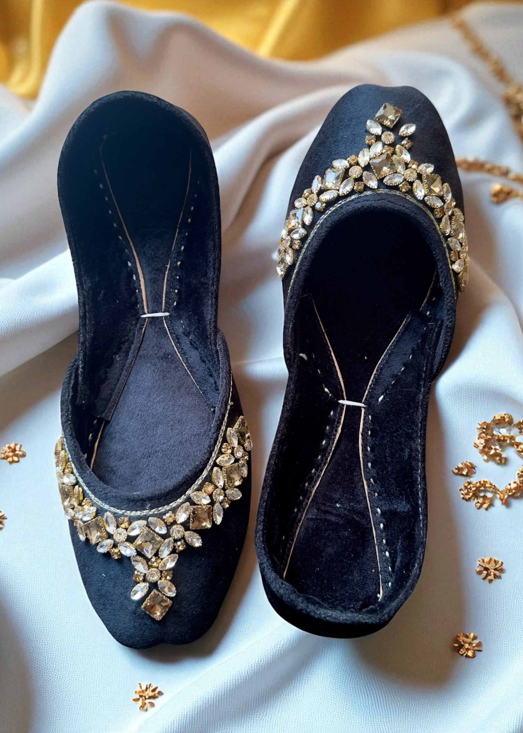 Khussa in Black by - High Quality Women Khussa AIZ5334