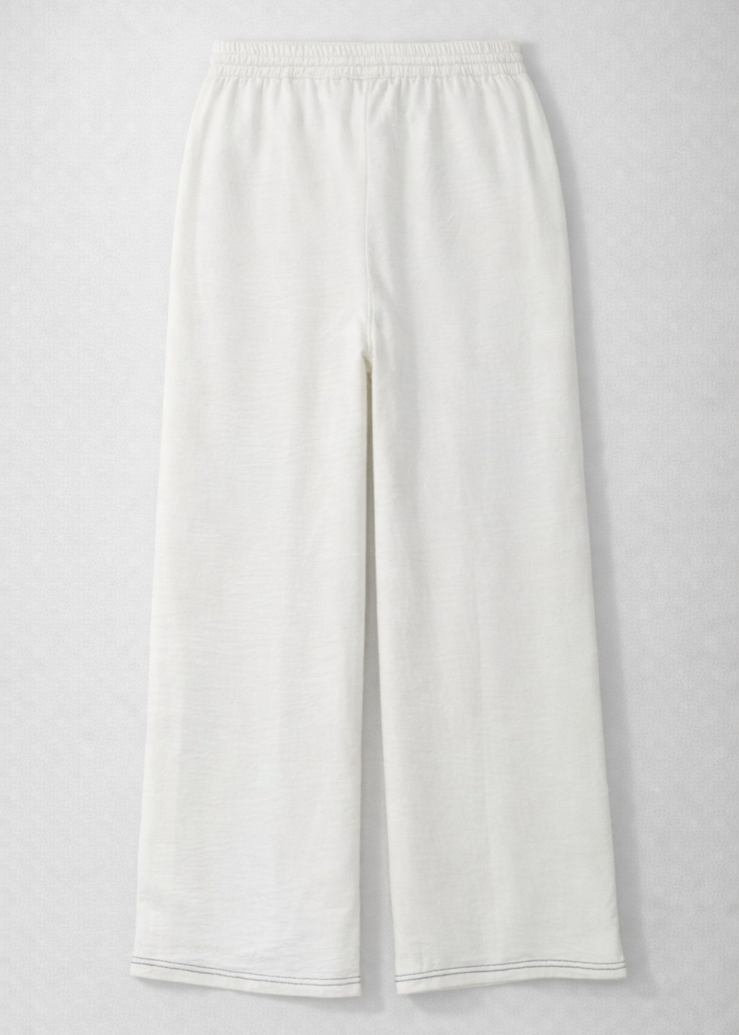 seersucker Trousers in White