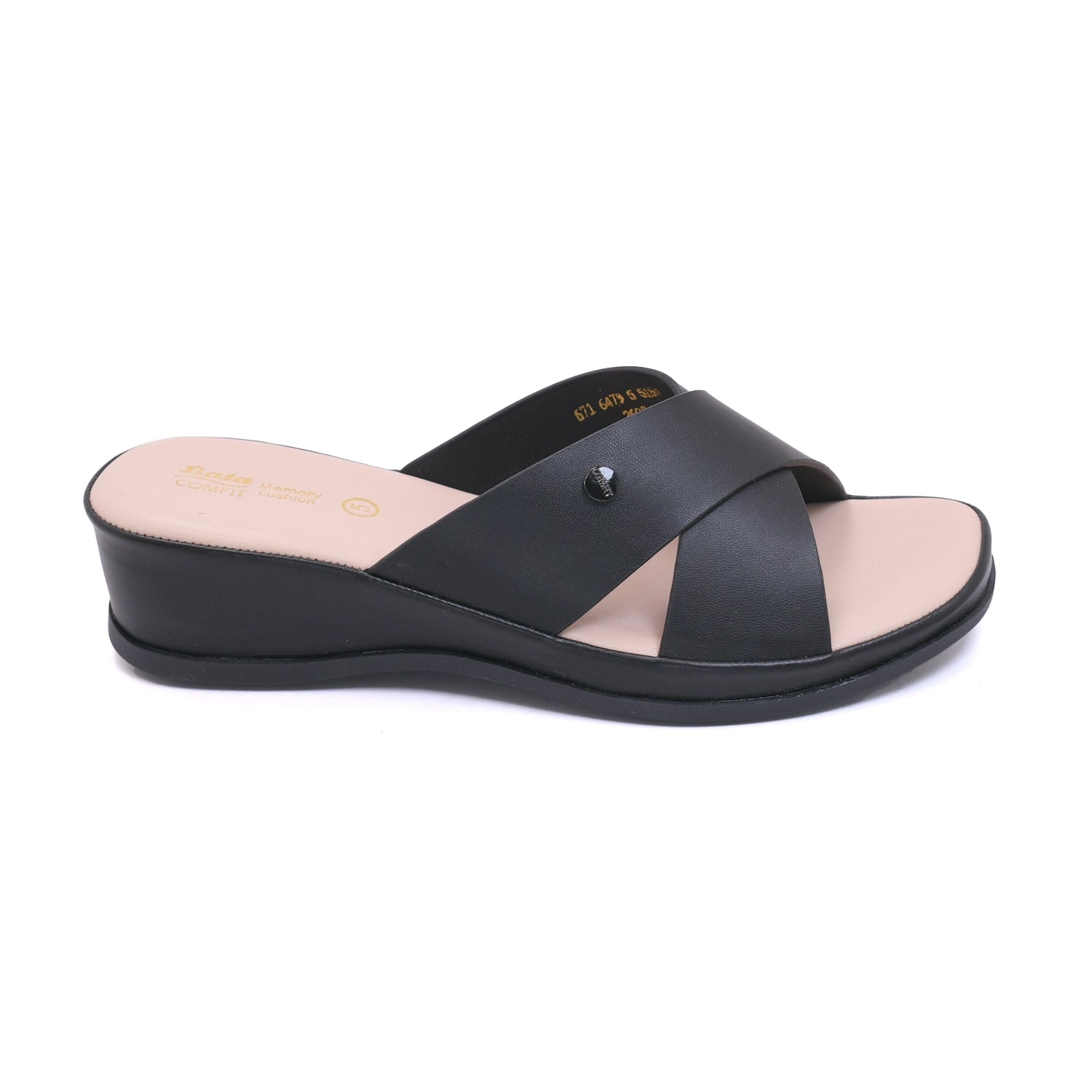 Wedges in Black by - High Quality Women Wedges PCE4052