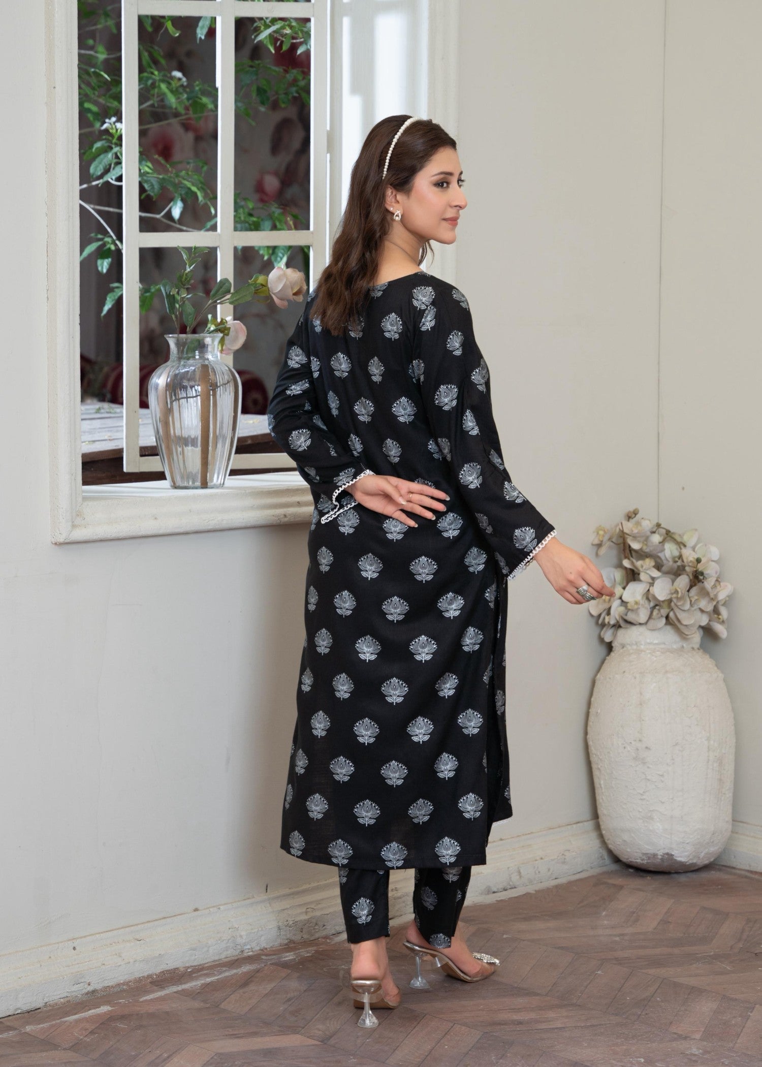 corduroy Co Ord Sets in Black