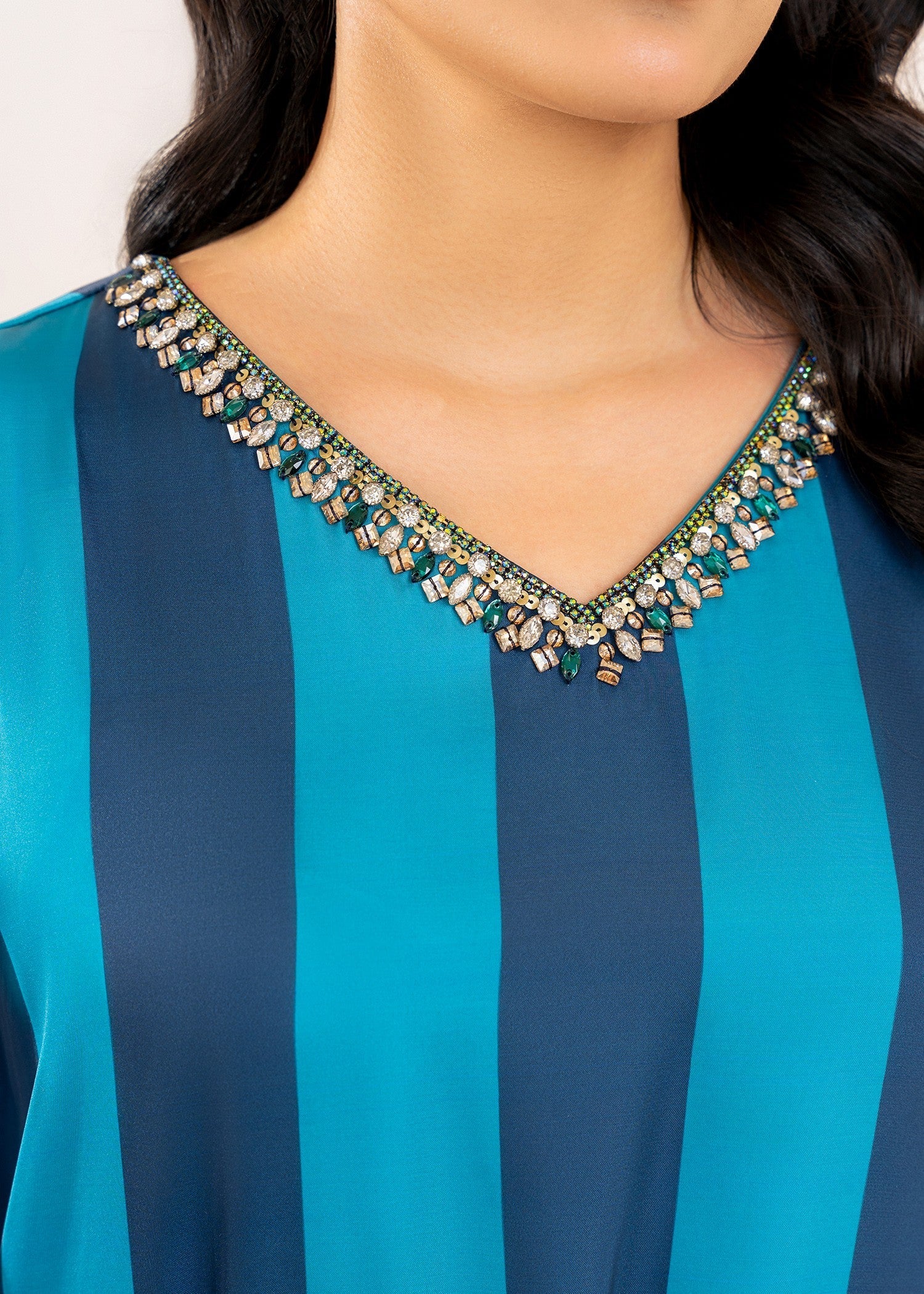 charmuse/shamooz Kurta Set in Sapphire blue