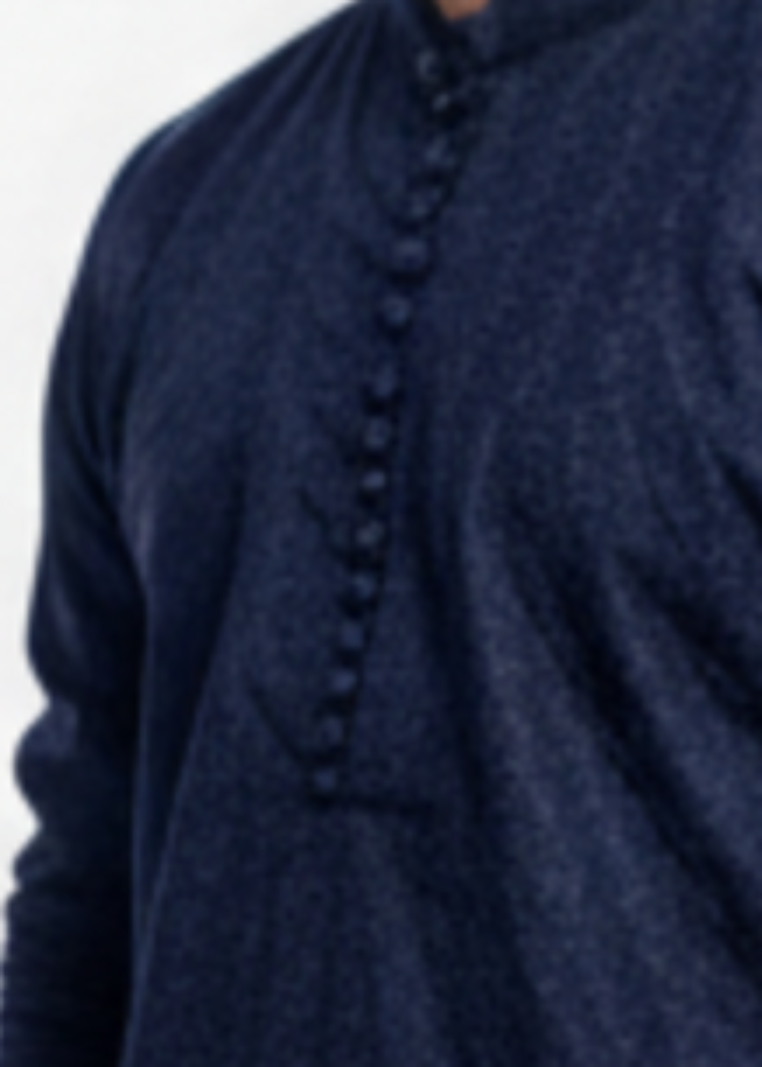 chikankari cotton Kurta Set in Navy blue by Decuir