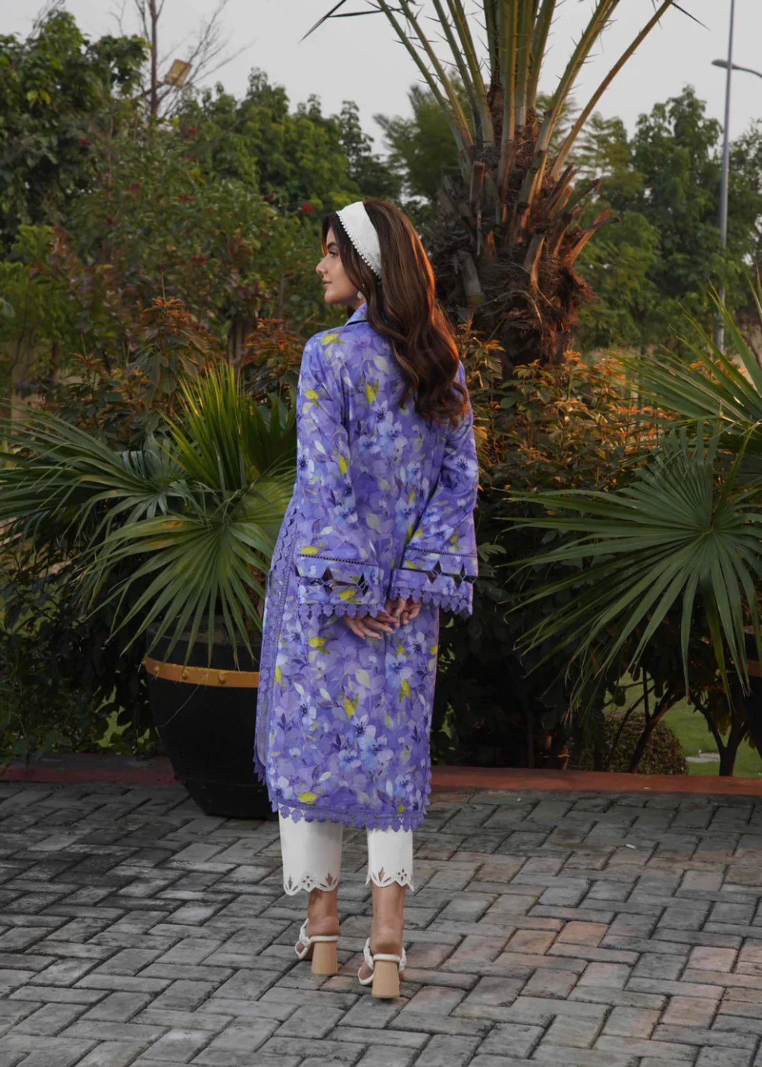 viscose Kurta Set in Iris