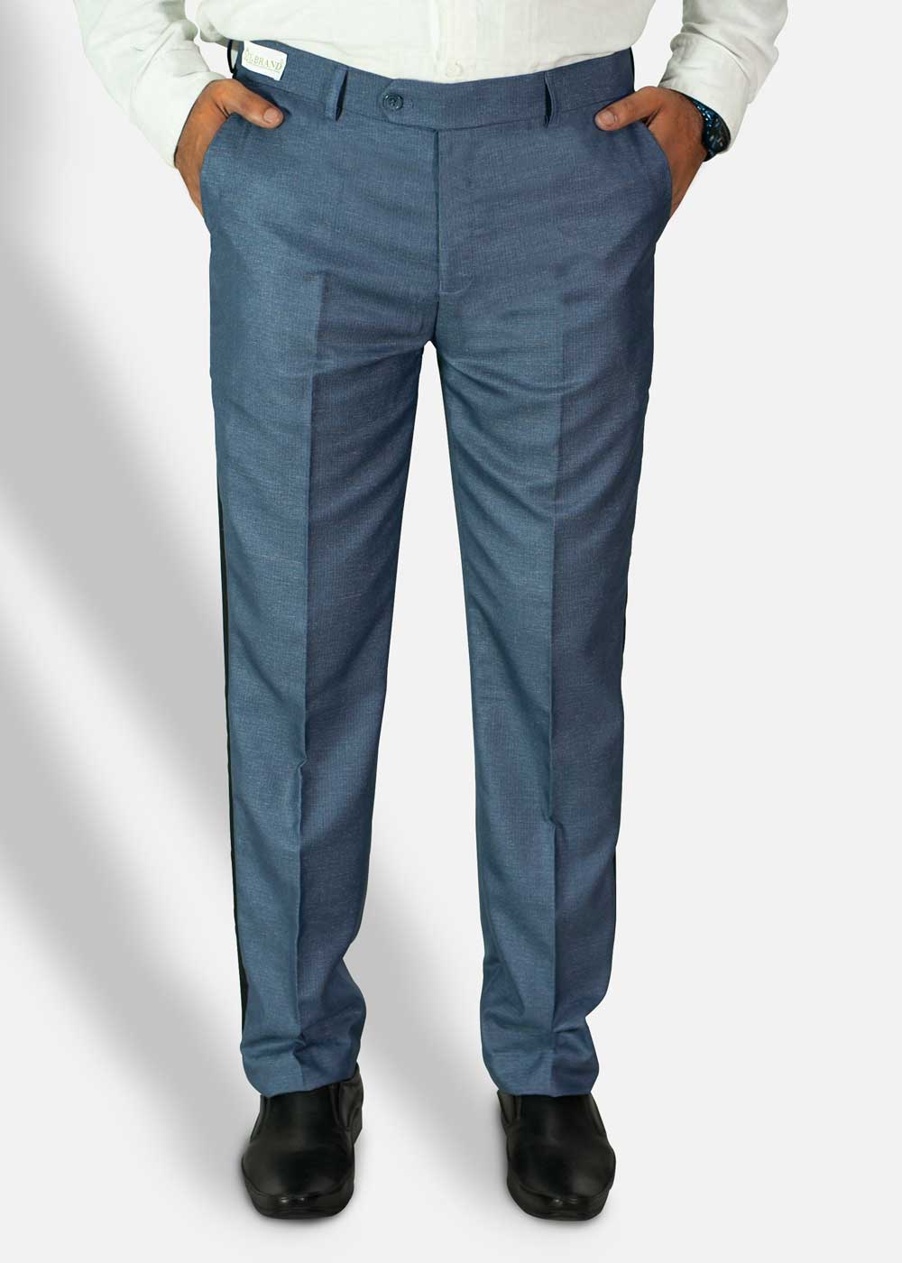 suiting Pants in Steel blue