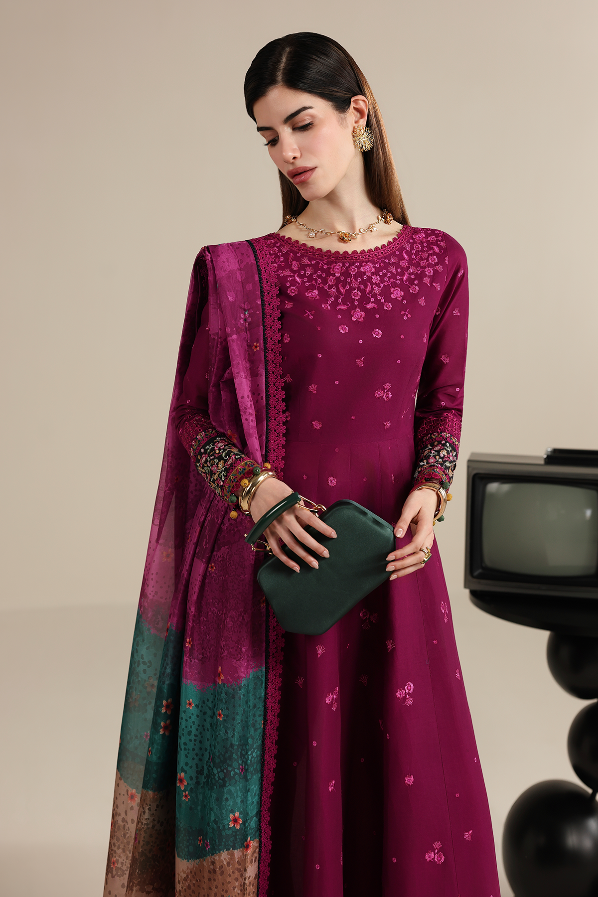 Iris Luxury Festive Lawn – IL26-D02