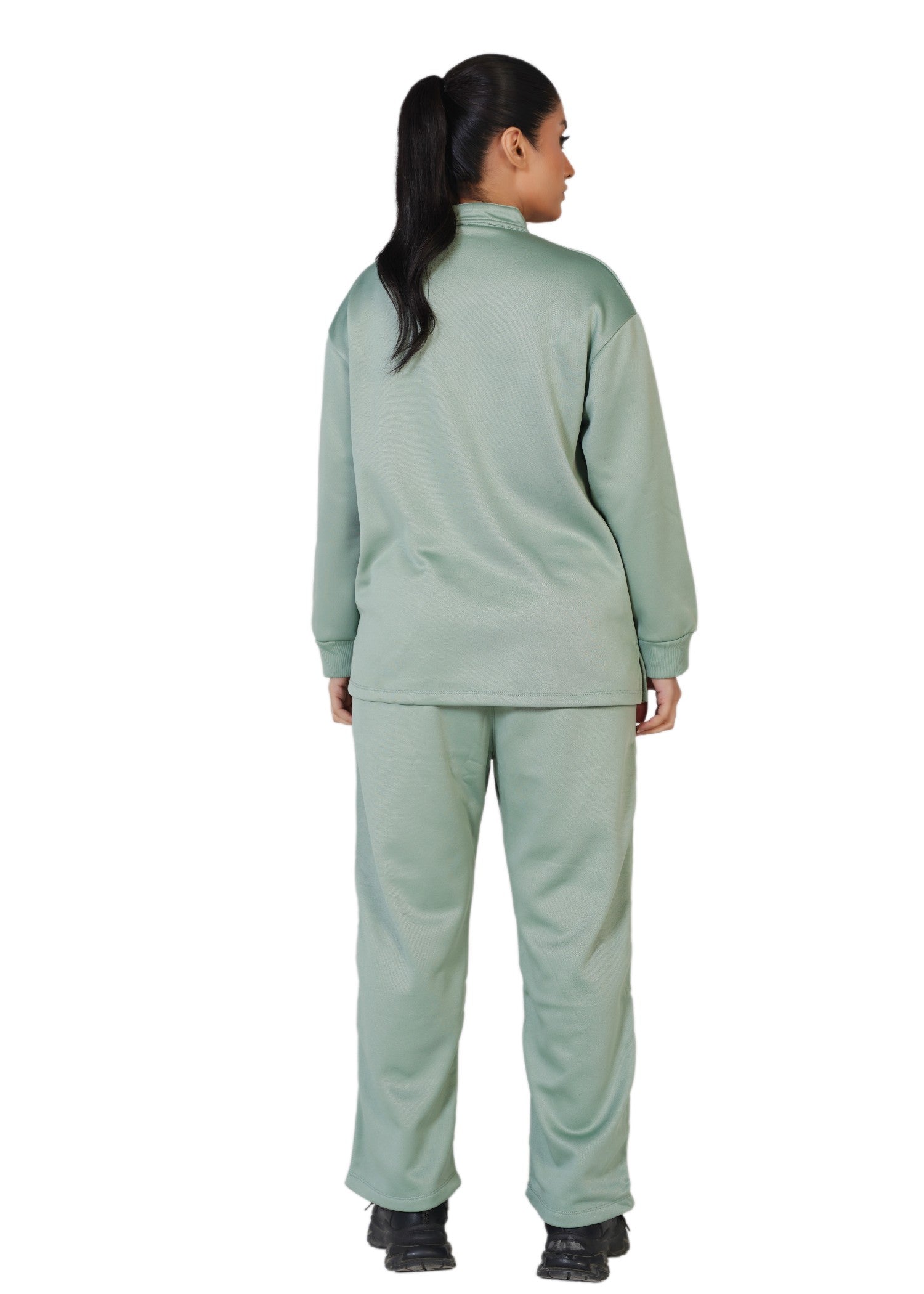 fleece Tracksuit in Pastel green