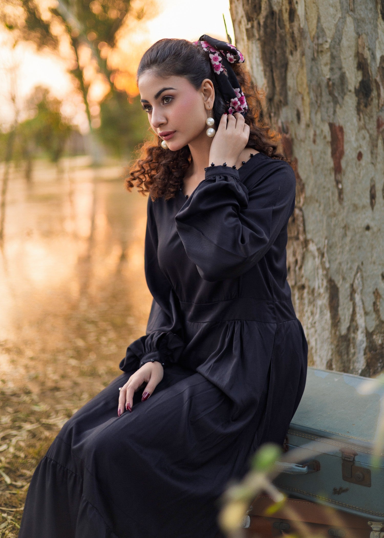 pure marina Maxi in Black