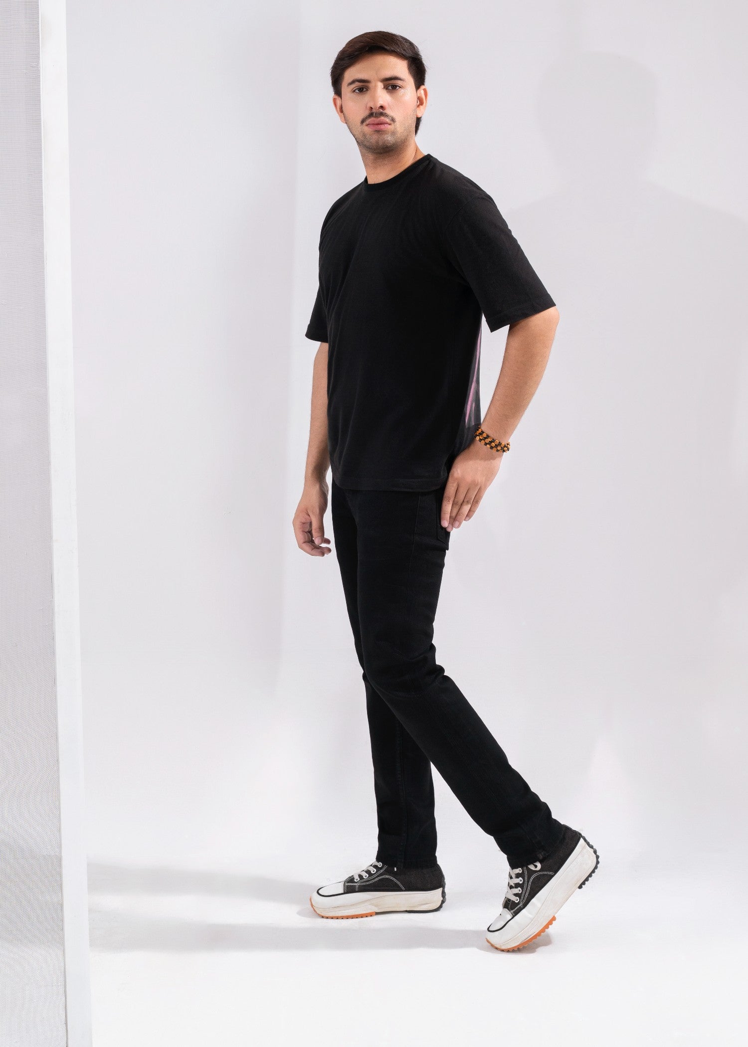 stretch denim Jeans in Black