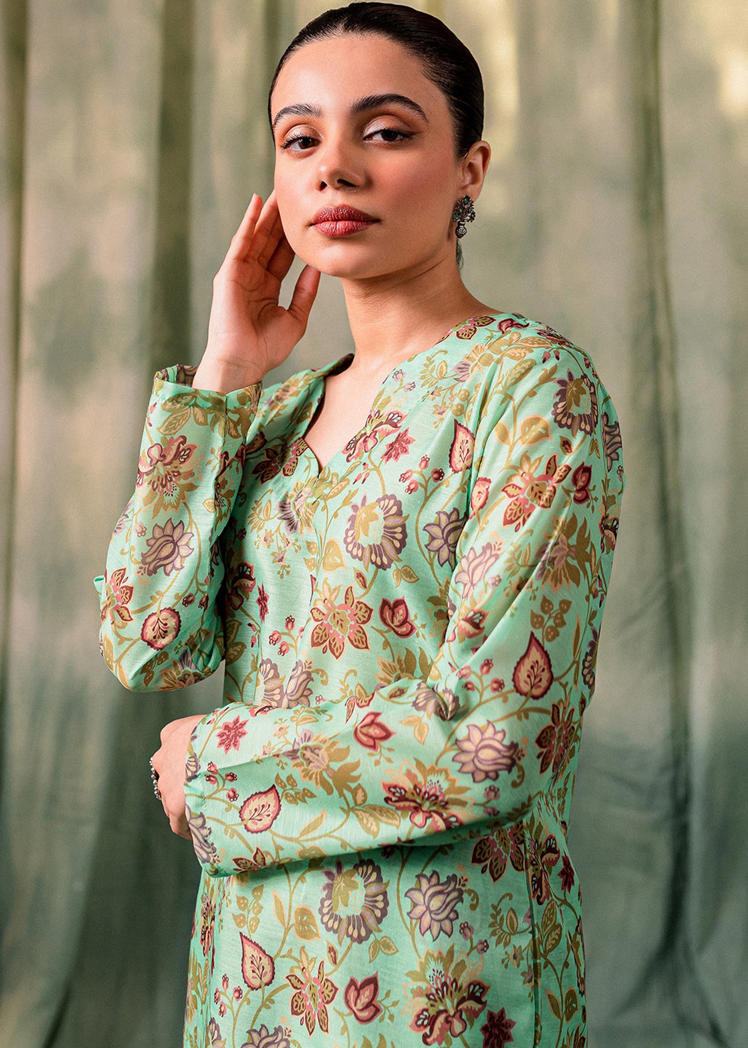 cotton Co Ord Sets in Apple green