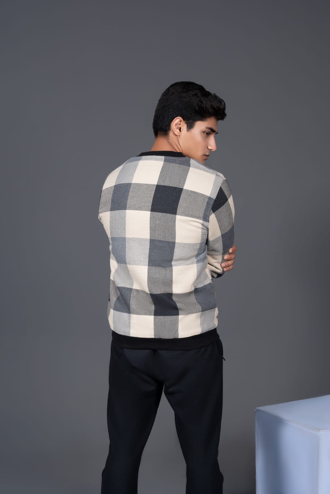 flannel Jacket in Cream