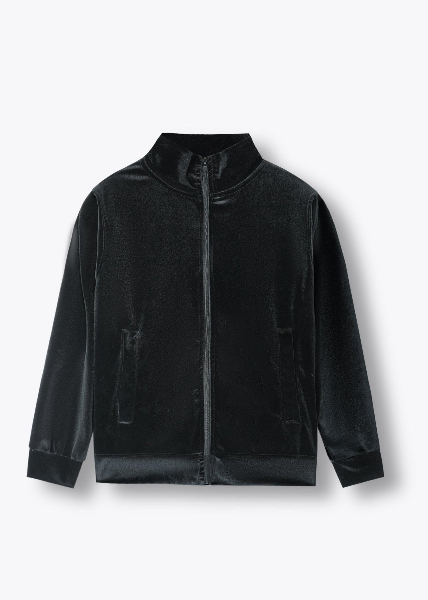 velvet Tracksuit in Jet black