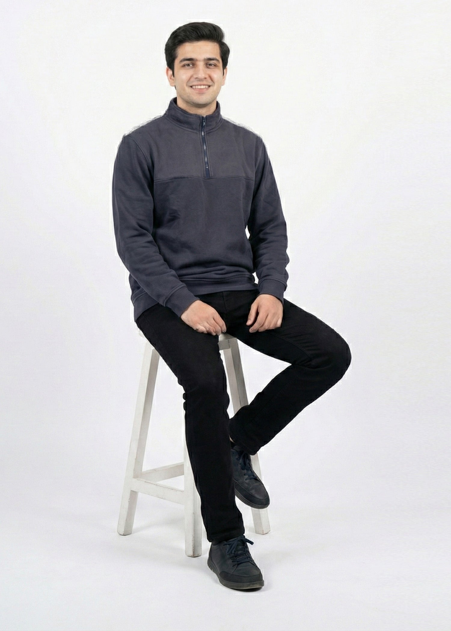 fleece Sweatshirt in Grey by FLO Nine99