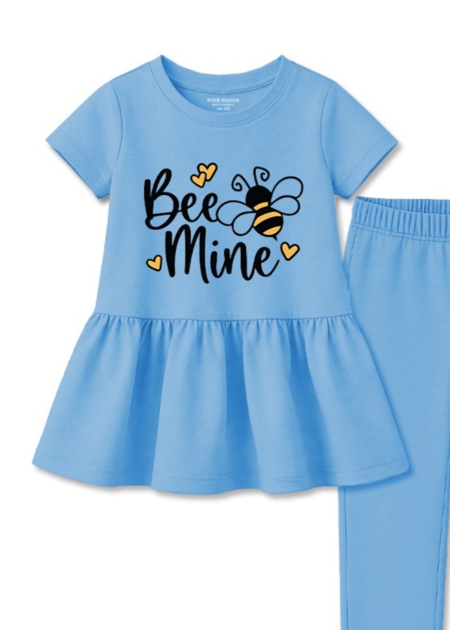 cotton Frock in Sky blue