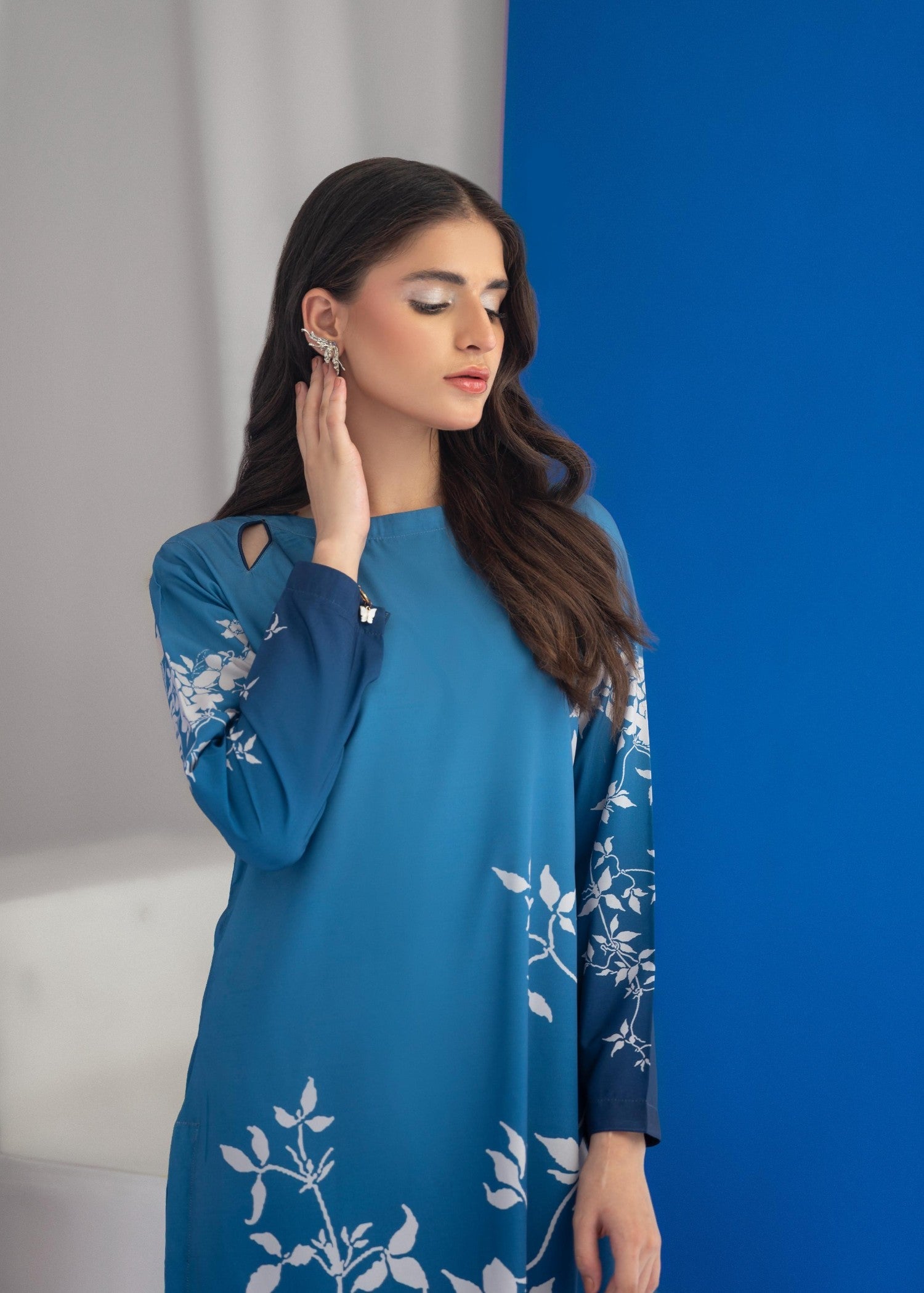 cambric Co Ord Sets in Ocean blue