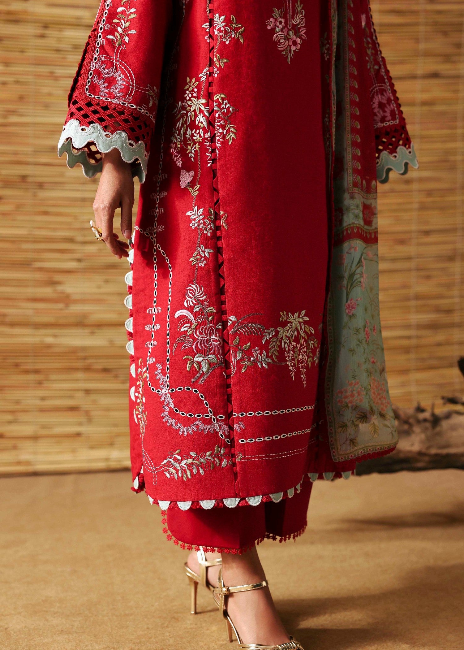 dobby Unstitched in Red