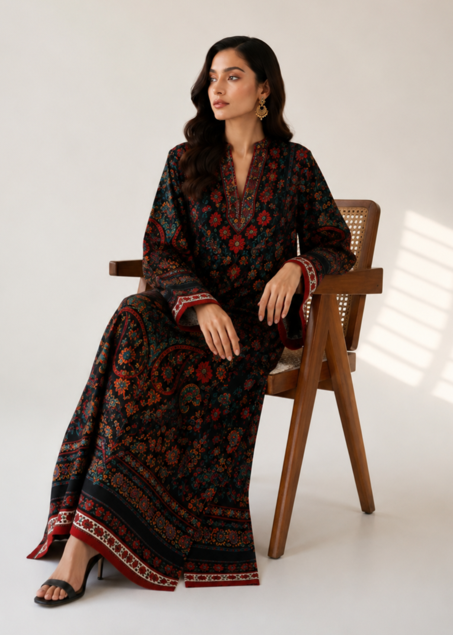 grip Kaftan in Multi